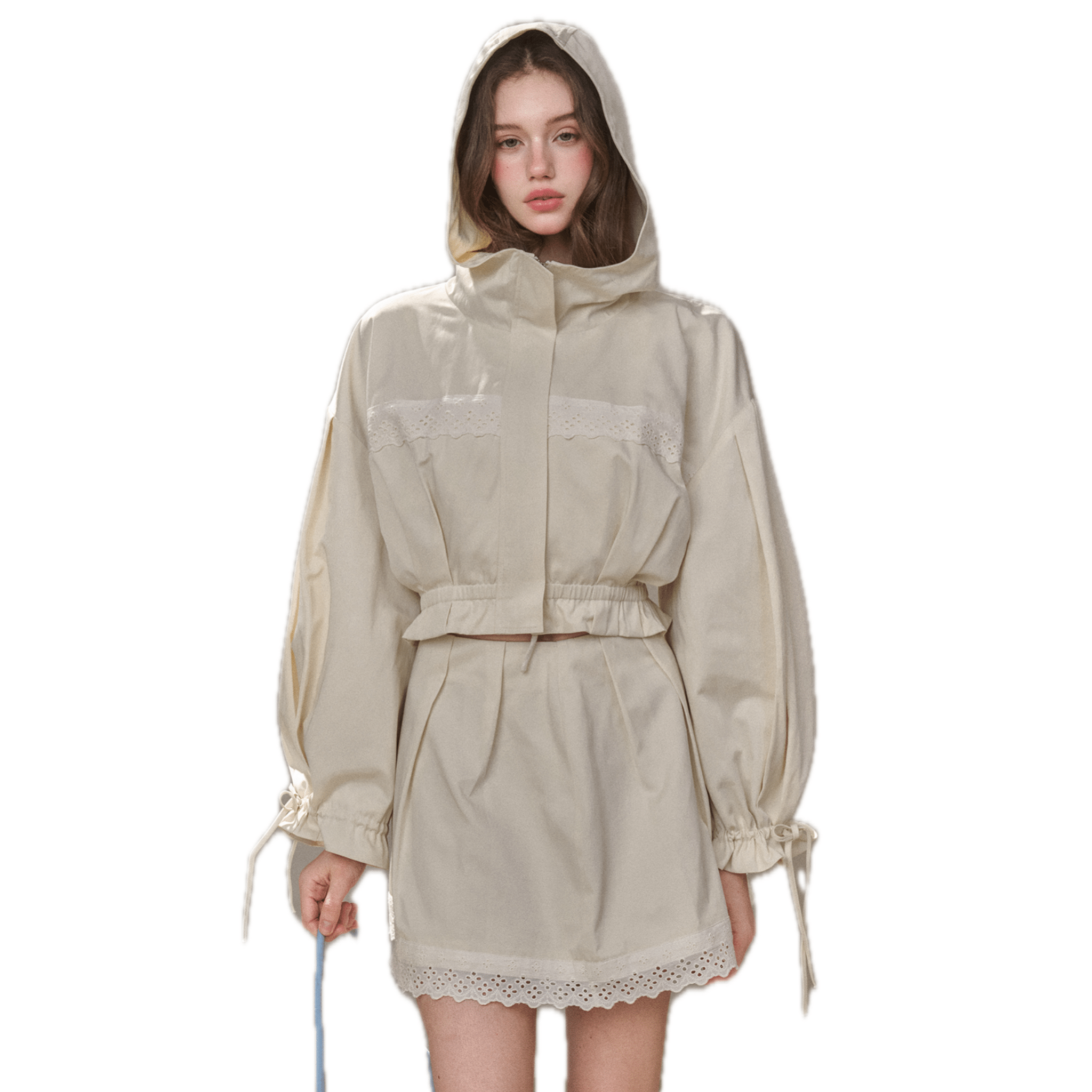 Group of Universe "Cup of Hot Milk" Trench Coat | MADAX