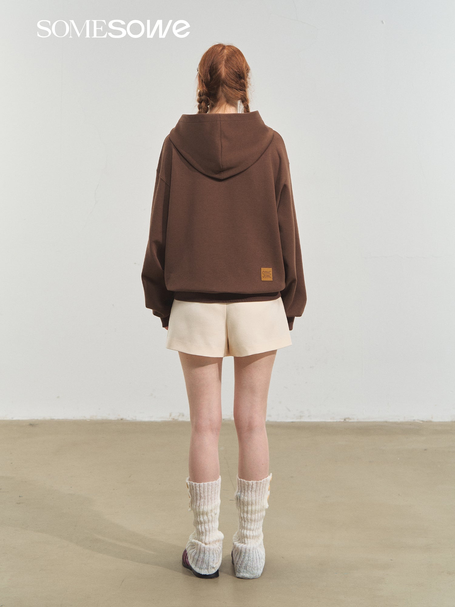 SOMESOWE Cute Pet Party Hoodie In Brown | MADAX