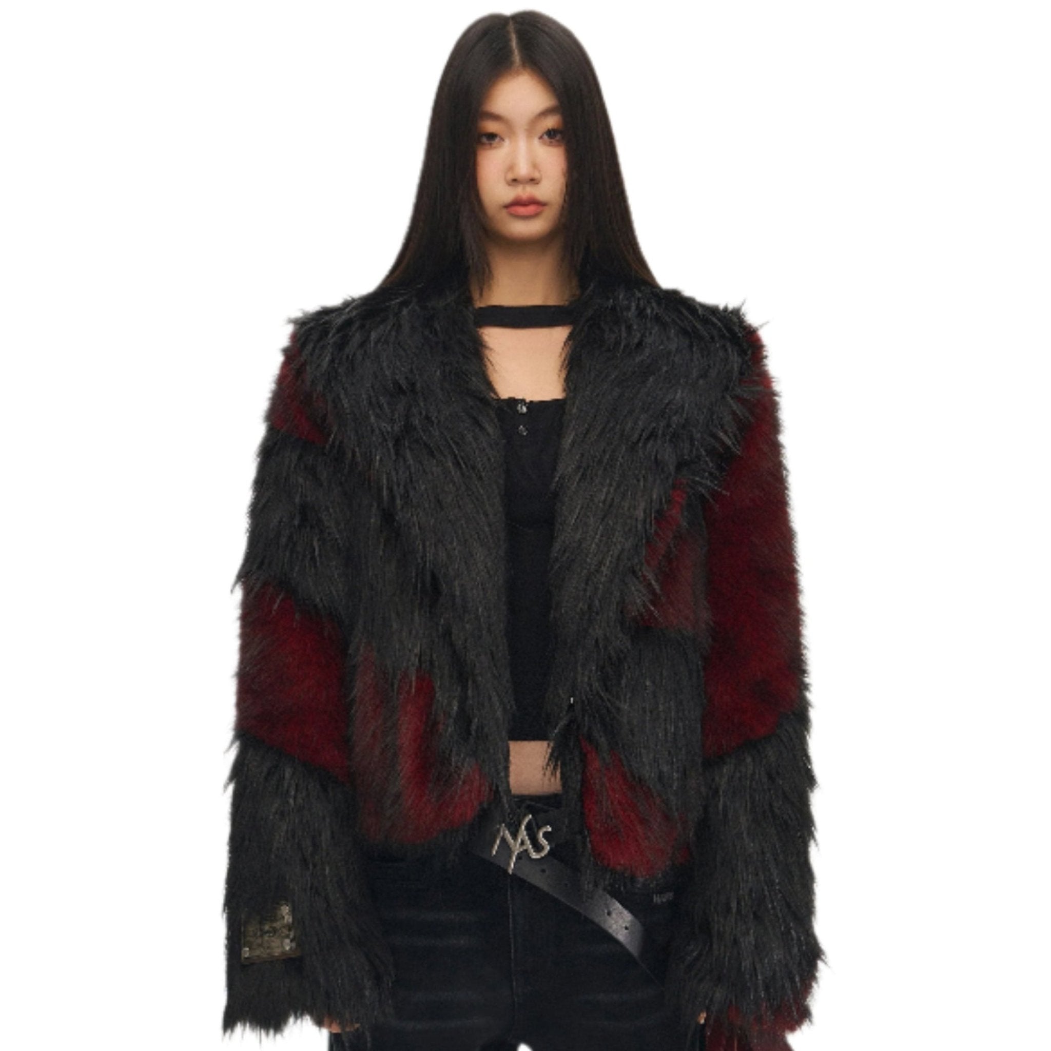 NAWS Dark - night Garden Faux Fur | MADAX