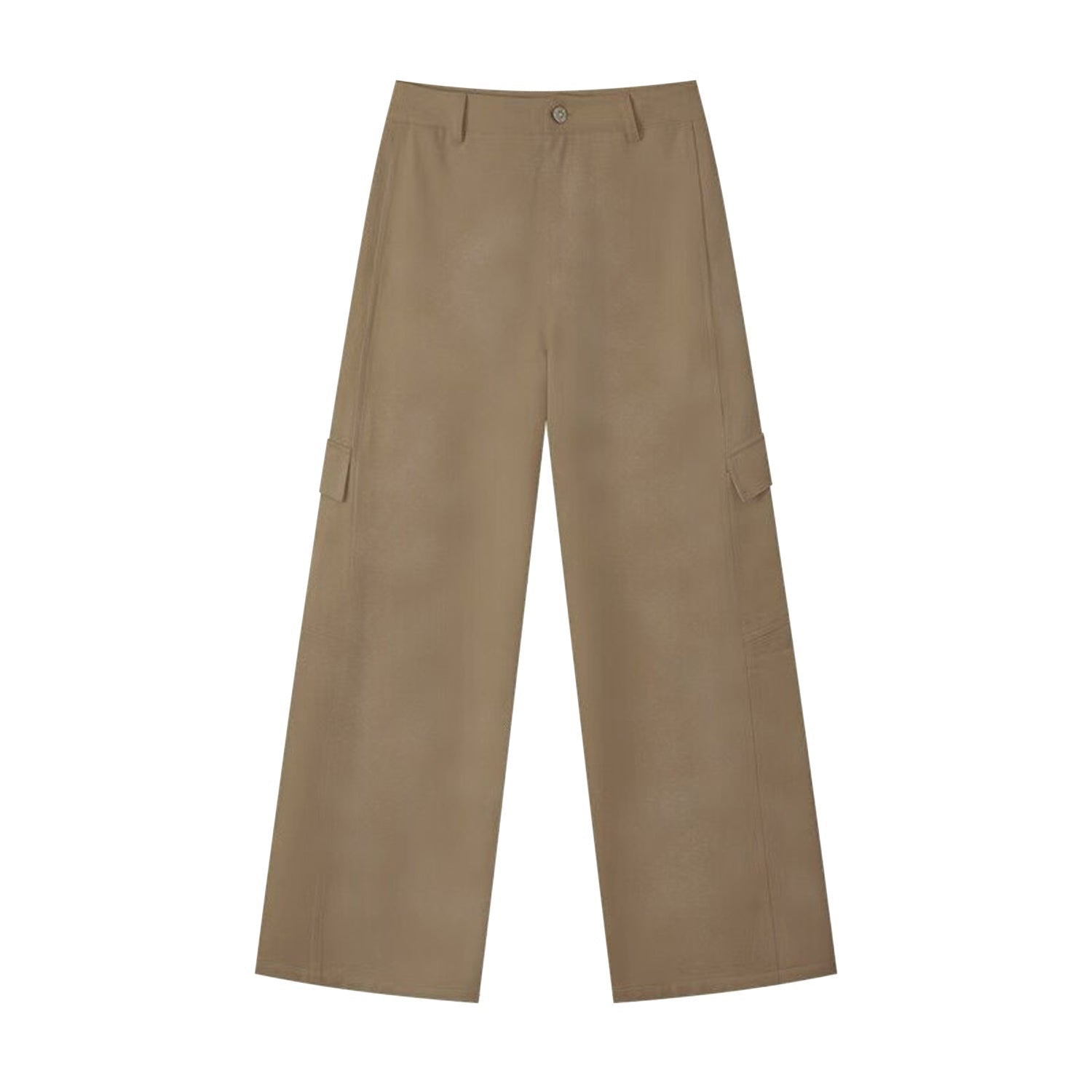 SOMESOWE Designer Curved Blade Work Jeans In Khaki | MADAX