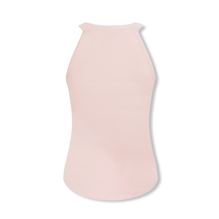 NOT FOR US Diamond Halter Neck Vest in Pink | MADAX