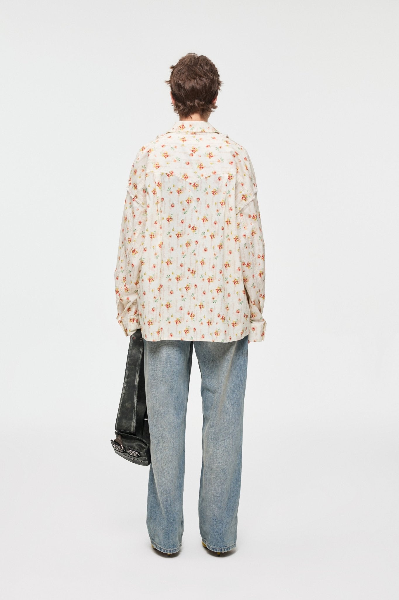 Alexia Sandra Ditsy Floral Ruffled Blouse In Multicolor | MADAX