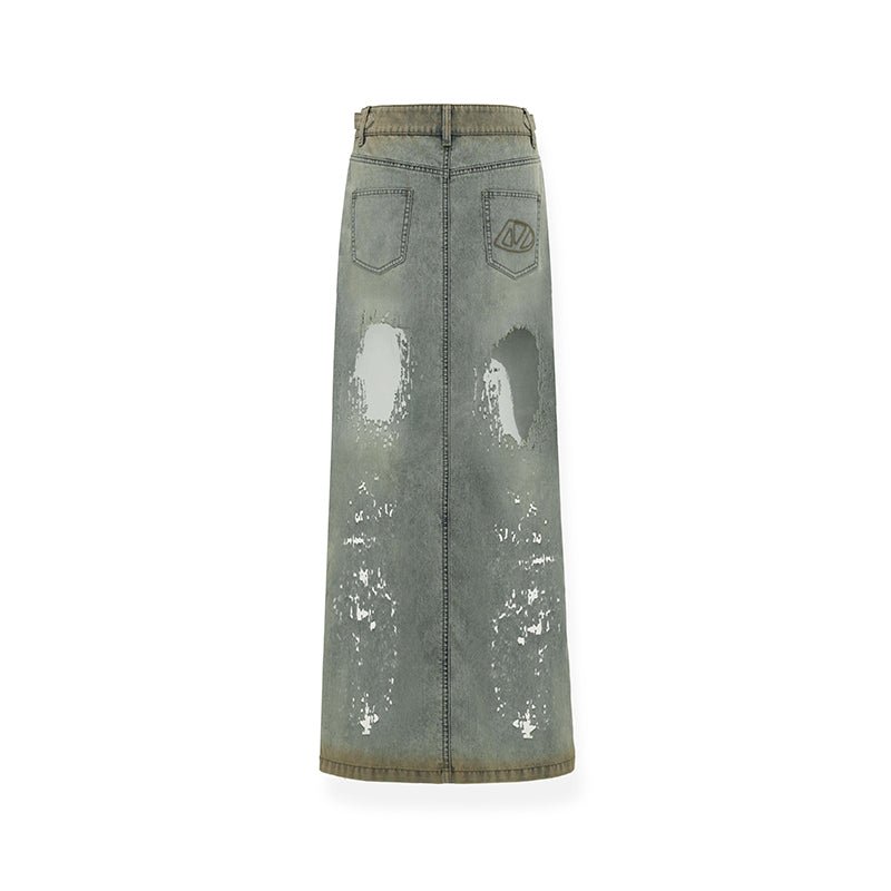 NAWS Doomsday Denim Skirt | MADAX