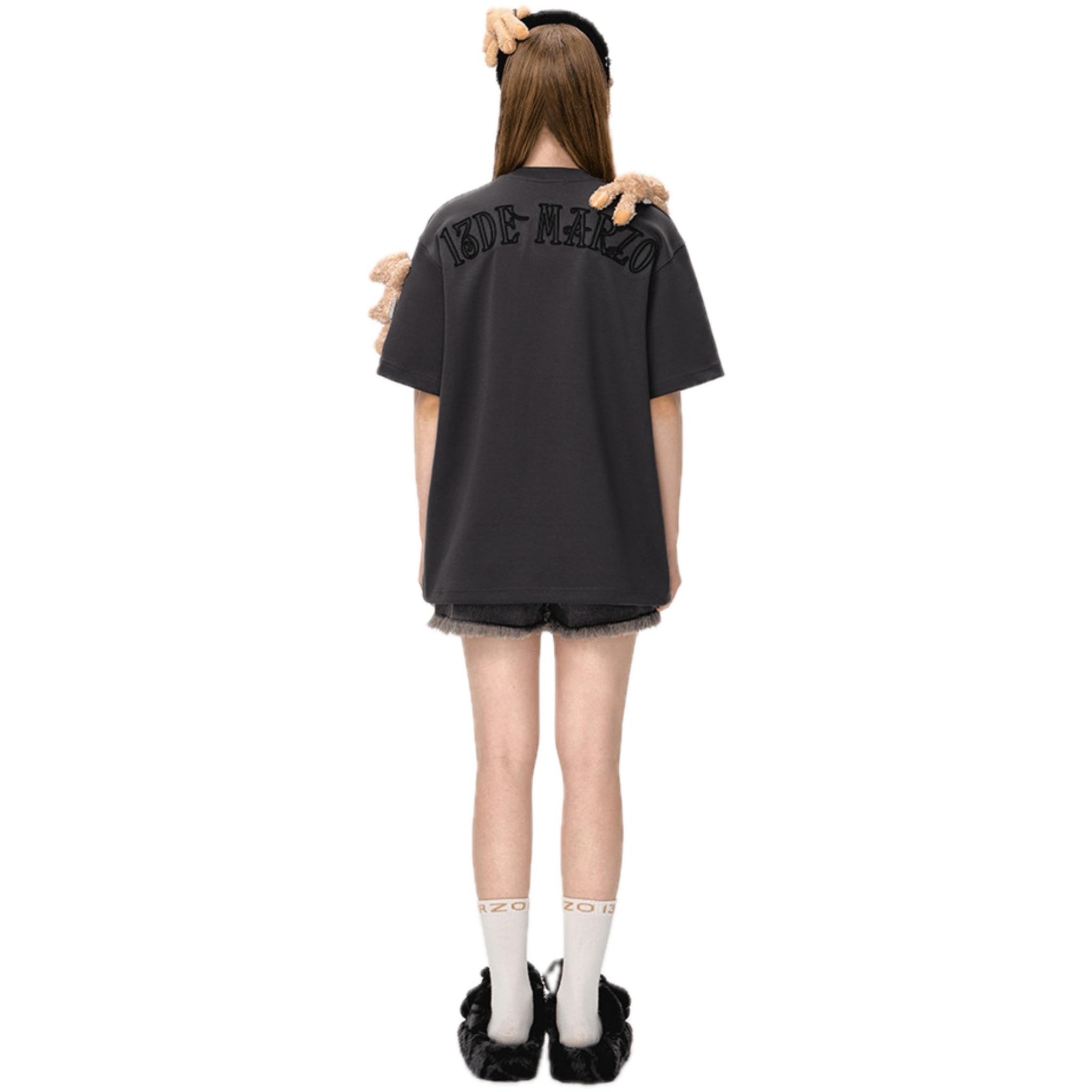 13DE MARZO Doozoo Base T-shirt in Grey | MADAX