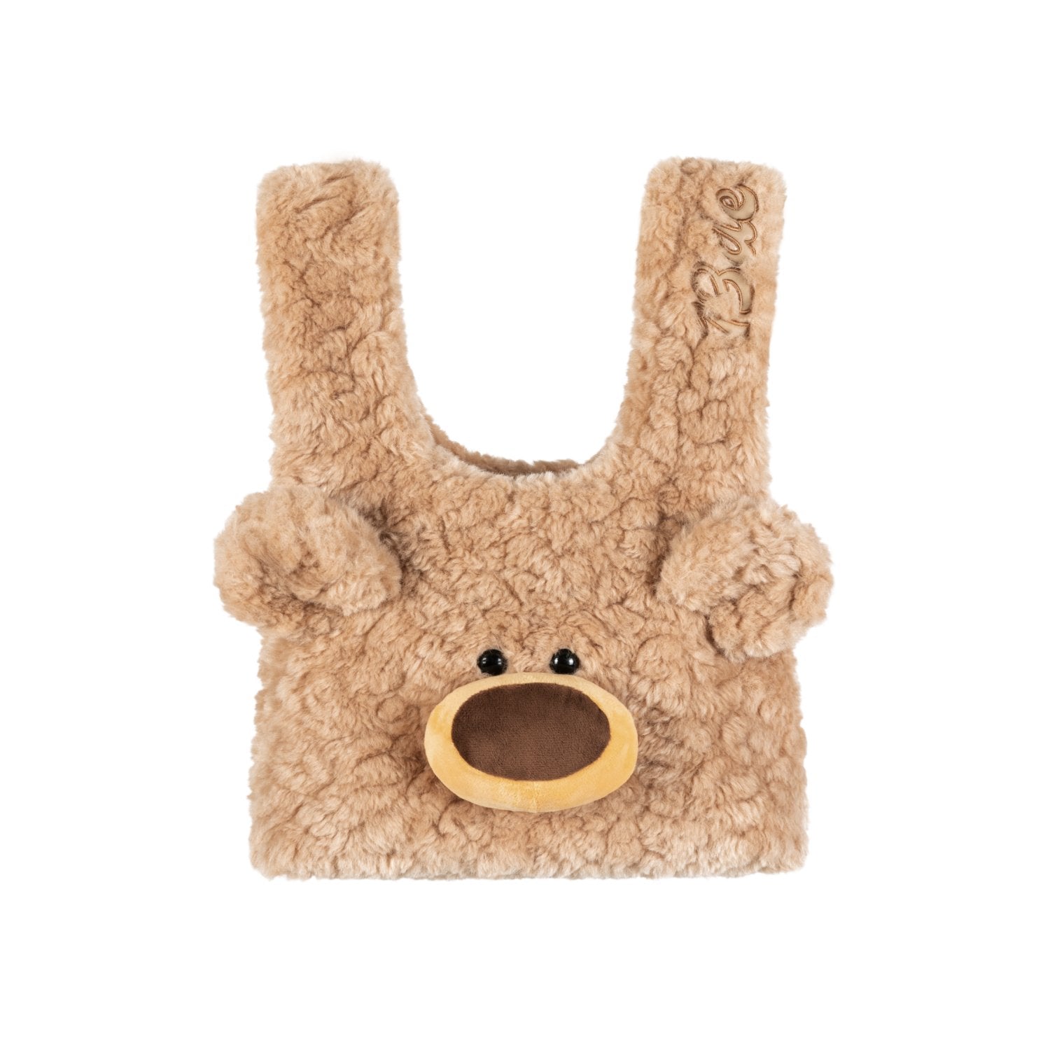 13DE MARZO Doozoo Fuzzy Handbag In Brown | MADAX