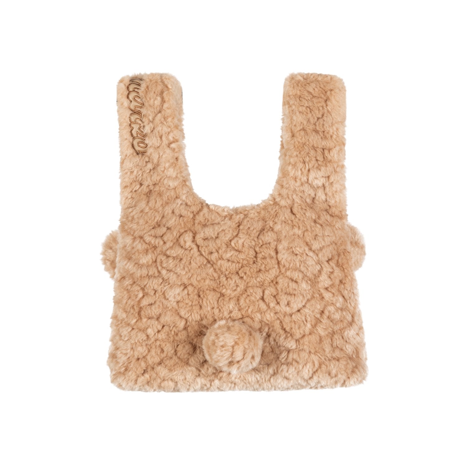 13DE MARZO Doozoo Fuzzy Handbag In Brown | MADAX