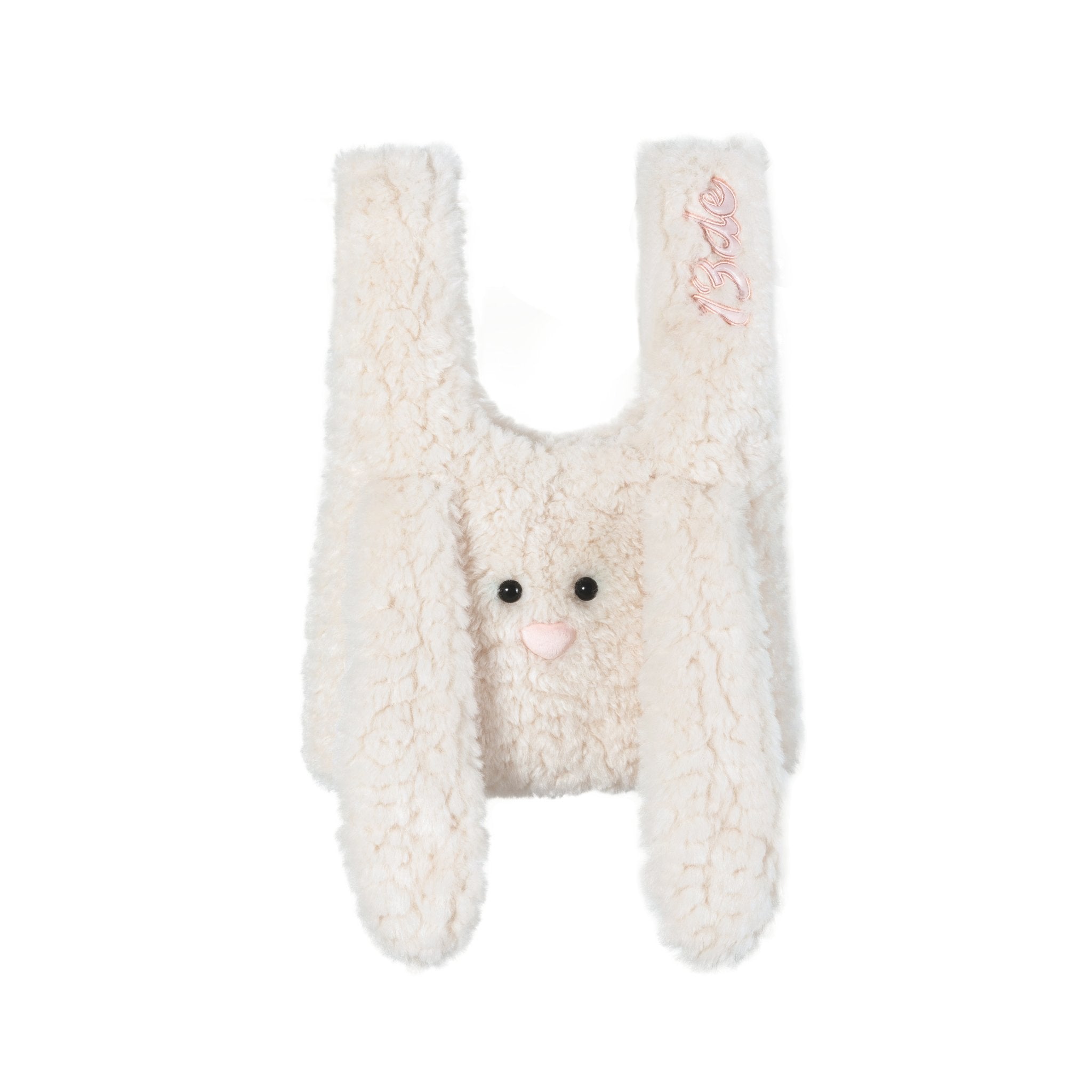 13DE MARZO Doozoo Fuzzy Handbag In White | MADAX