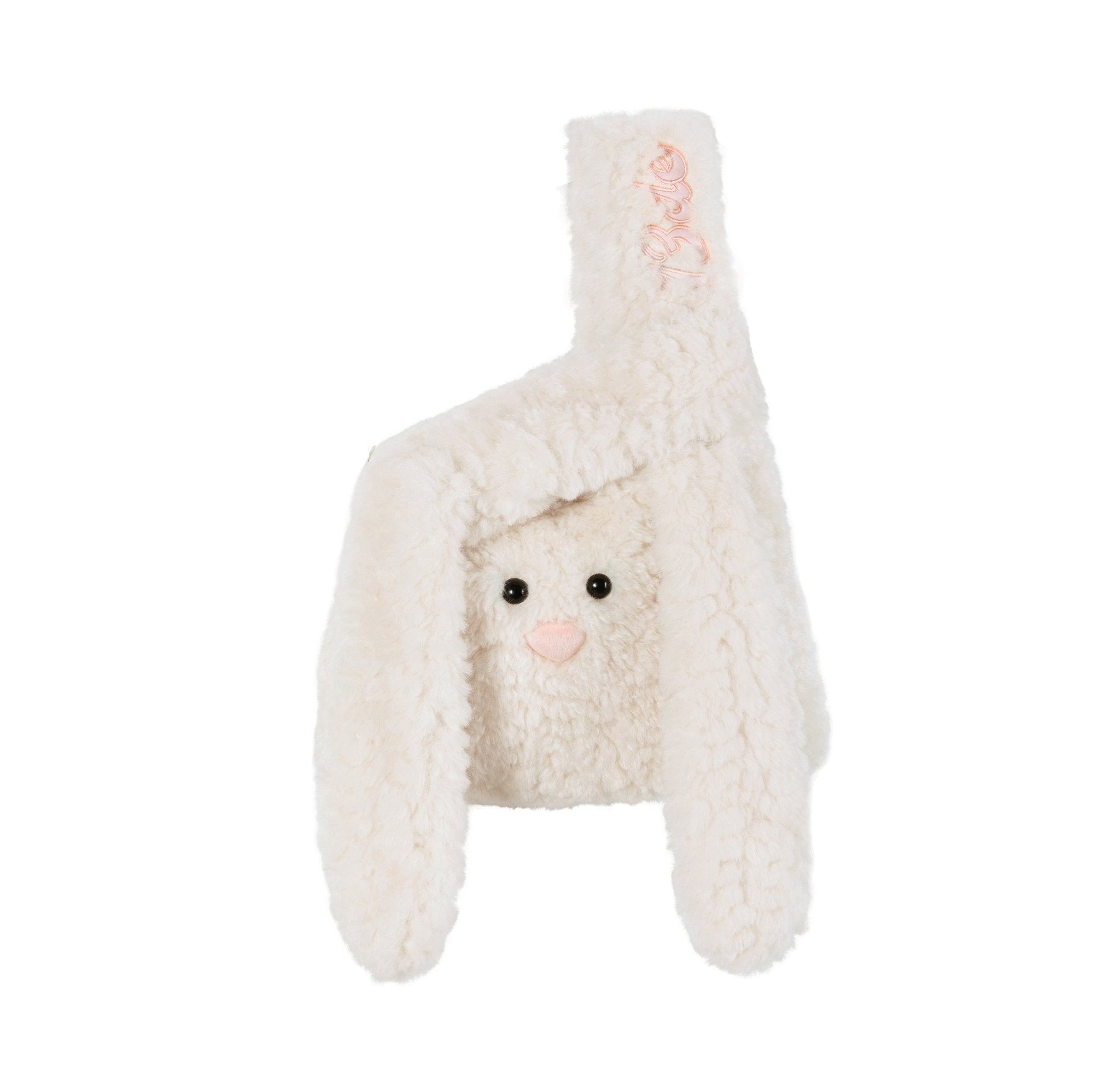 13DE MARZO Doozoo Fuzzy Handbag In White | MADAX