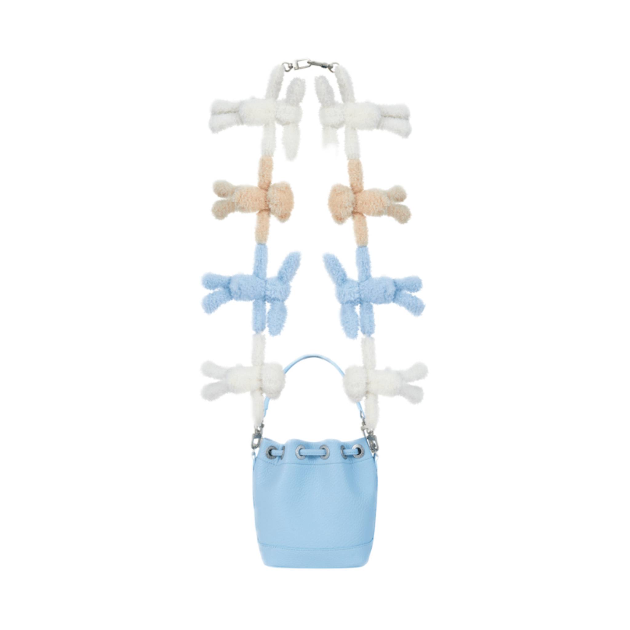 13DE MARZO Doozoo Hold Hands Bucket Bag in Blue | MADAX