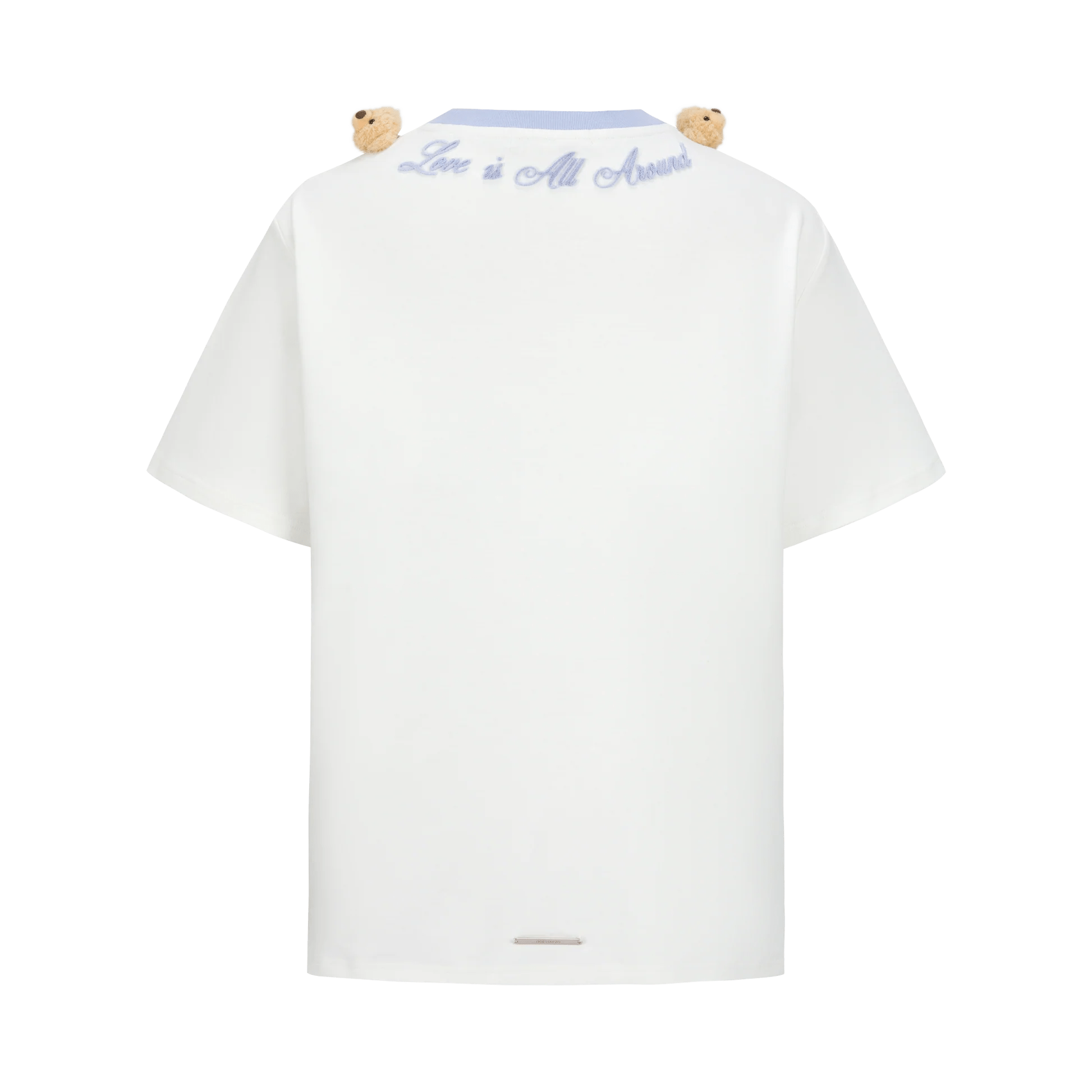 13DE MARZO Doozoo Logo Round Neck T - shirt White | MADA IN CHINA