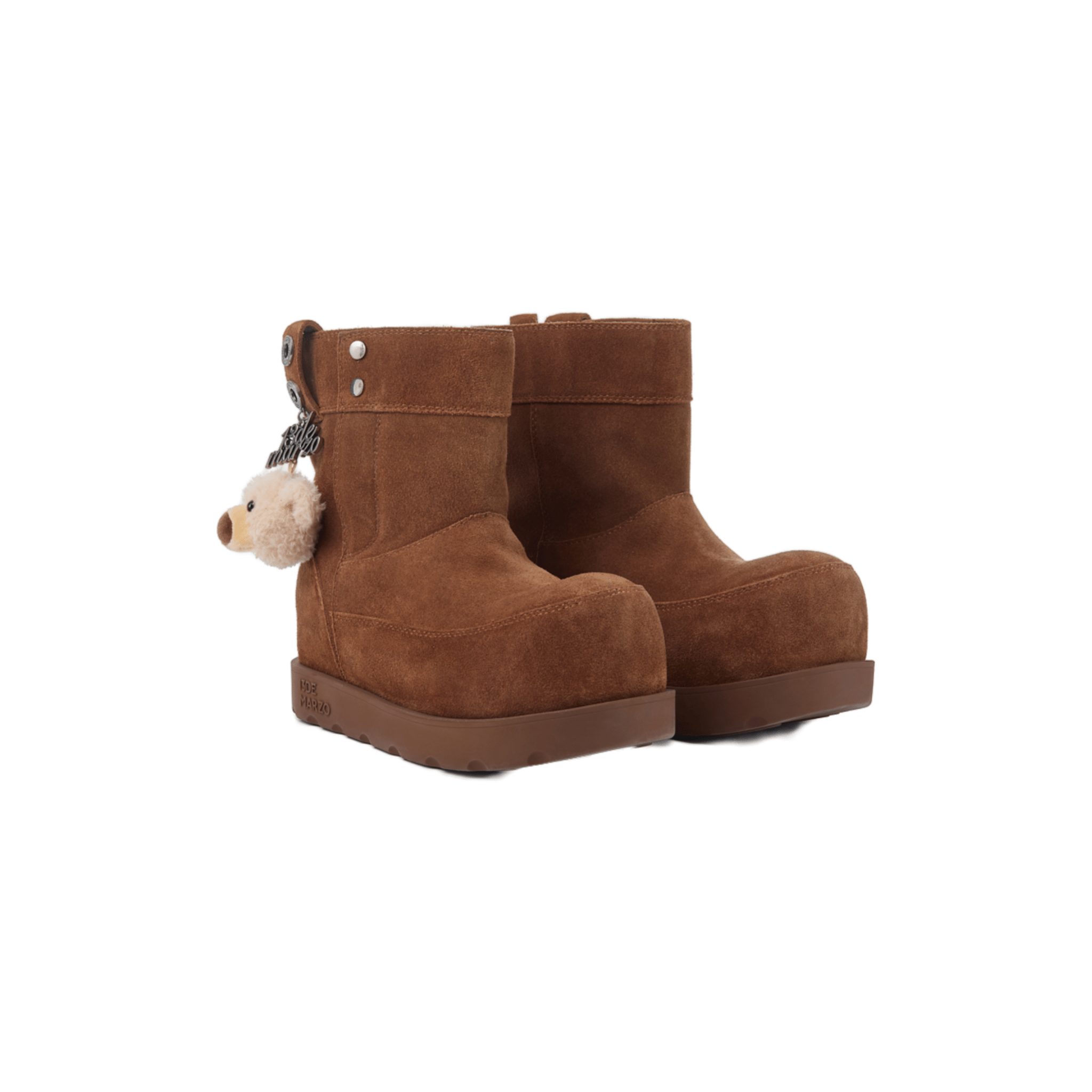 13DE MARZO Doozoo Mid - calf Snow Boots in Dark Brown | MADAX