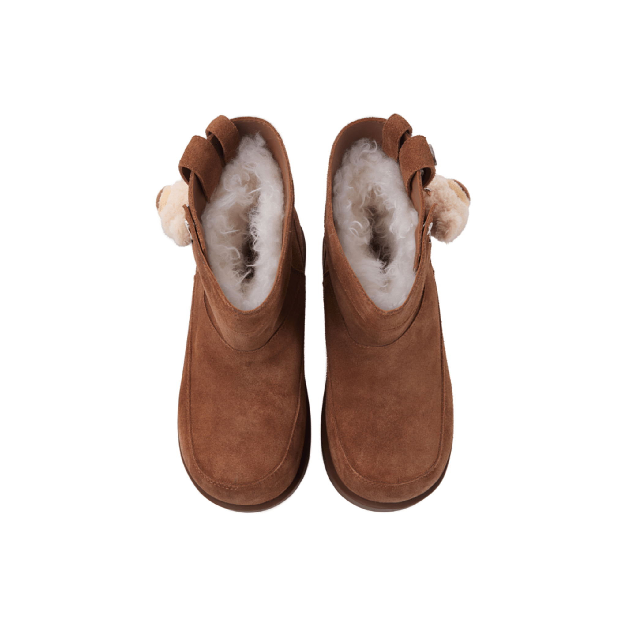 13DE MARZO Doozoo Mid - calf Snow Boots in Dark Brown | MADAX