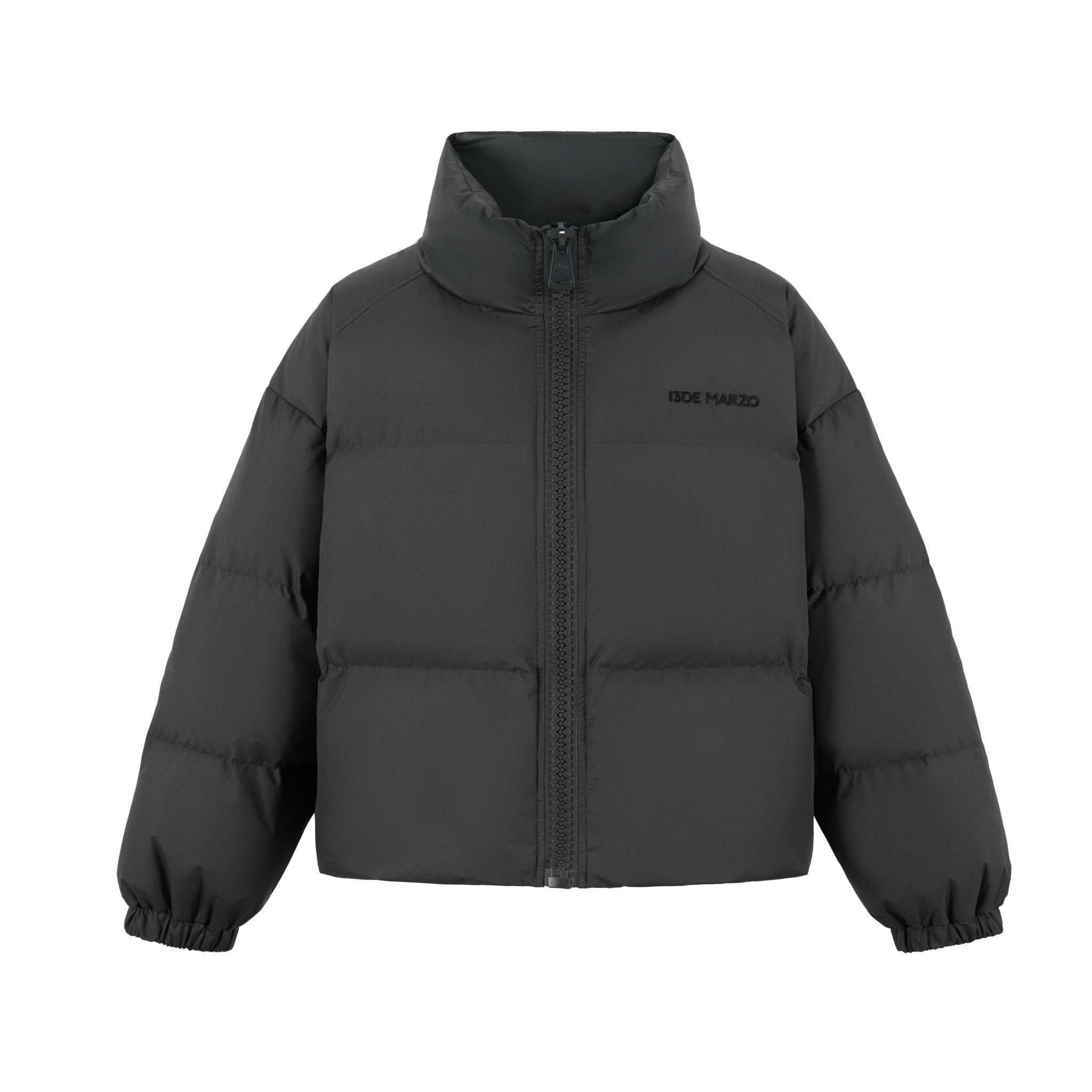 13DE MARZO Doozoo Padded Down Jacket In Black | MADAX