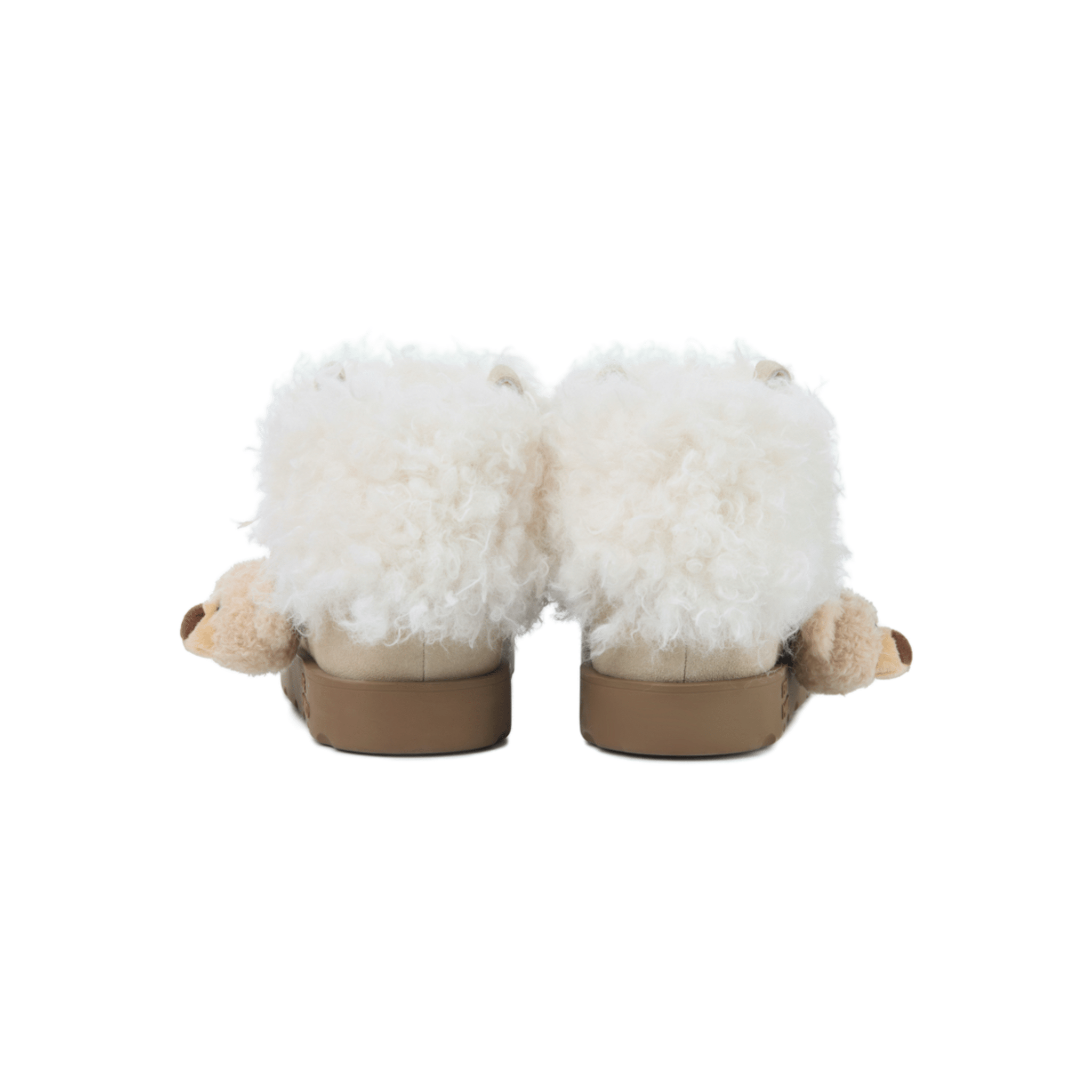 13DE MARZO Doozoo Plush Snow Boots in Beige | MADAX