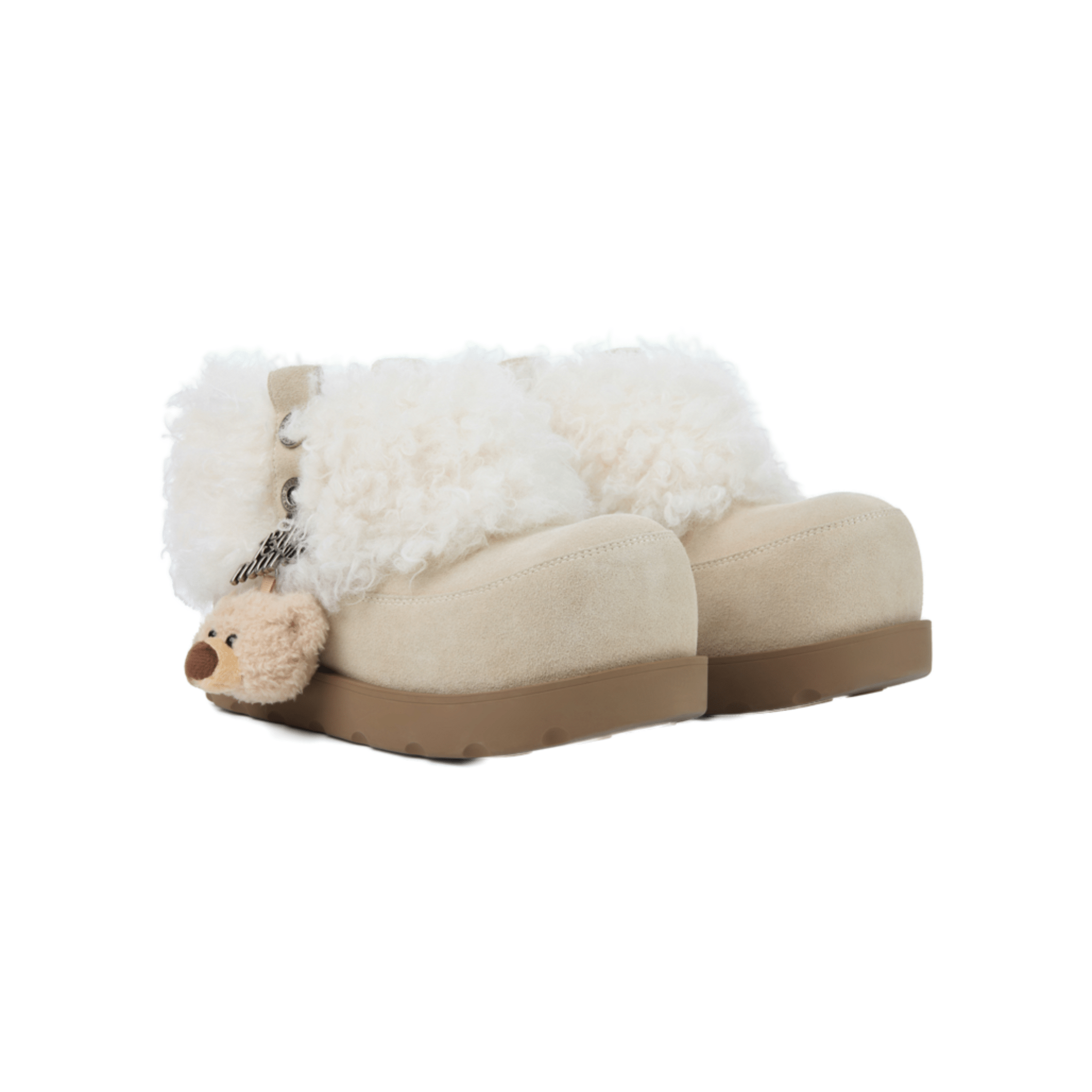 13DE MARZO Doozoo Plush Snow Boots in Beige | MADAX