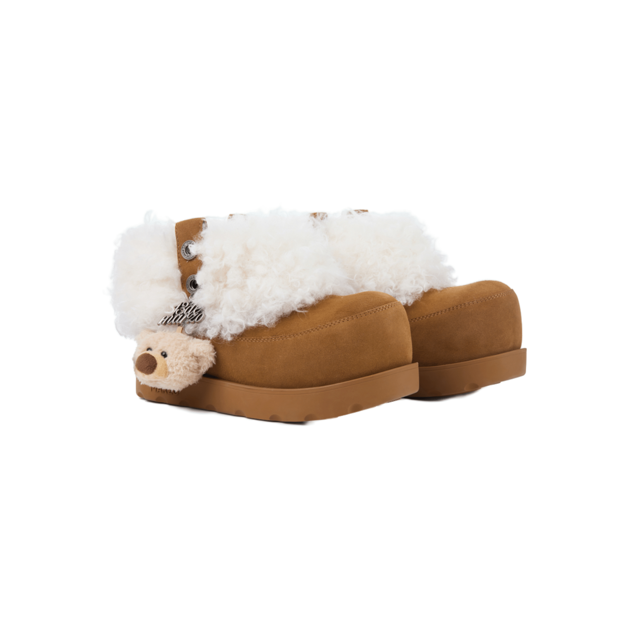 13DE MARZO Doozoo Plush Snow Boots in Brown | MADAX