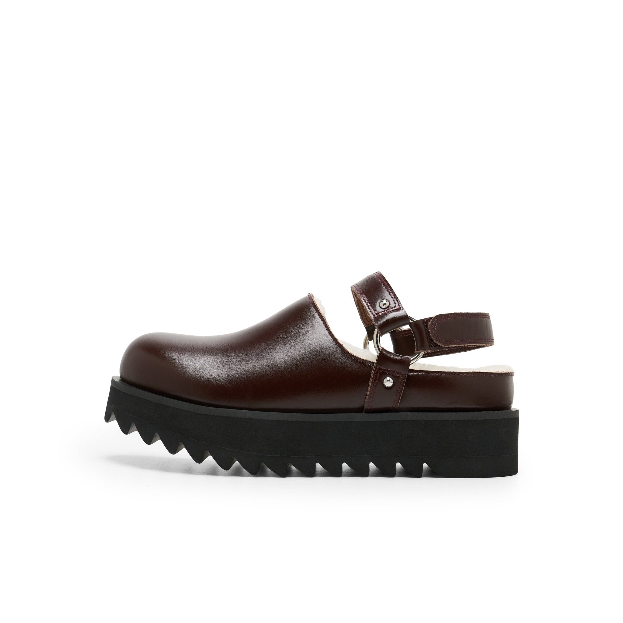 LOST IN ECHO Double Velcro Birkenstock Slippers In Brown | MADAX