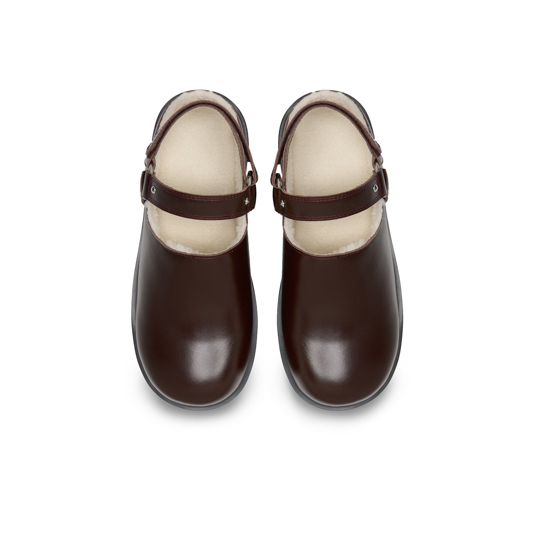 LOST IN ECHO Double Velcro Birkenstock Slippers In Brown | MADAX