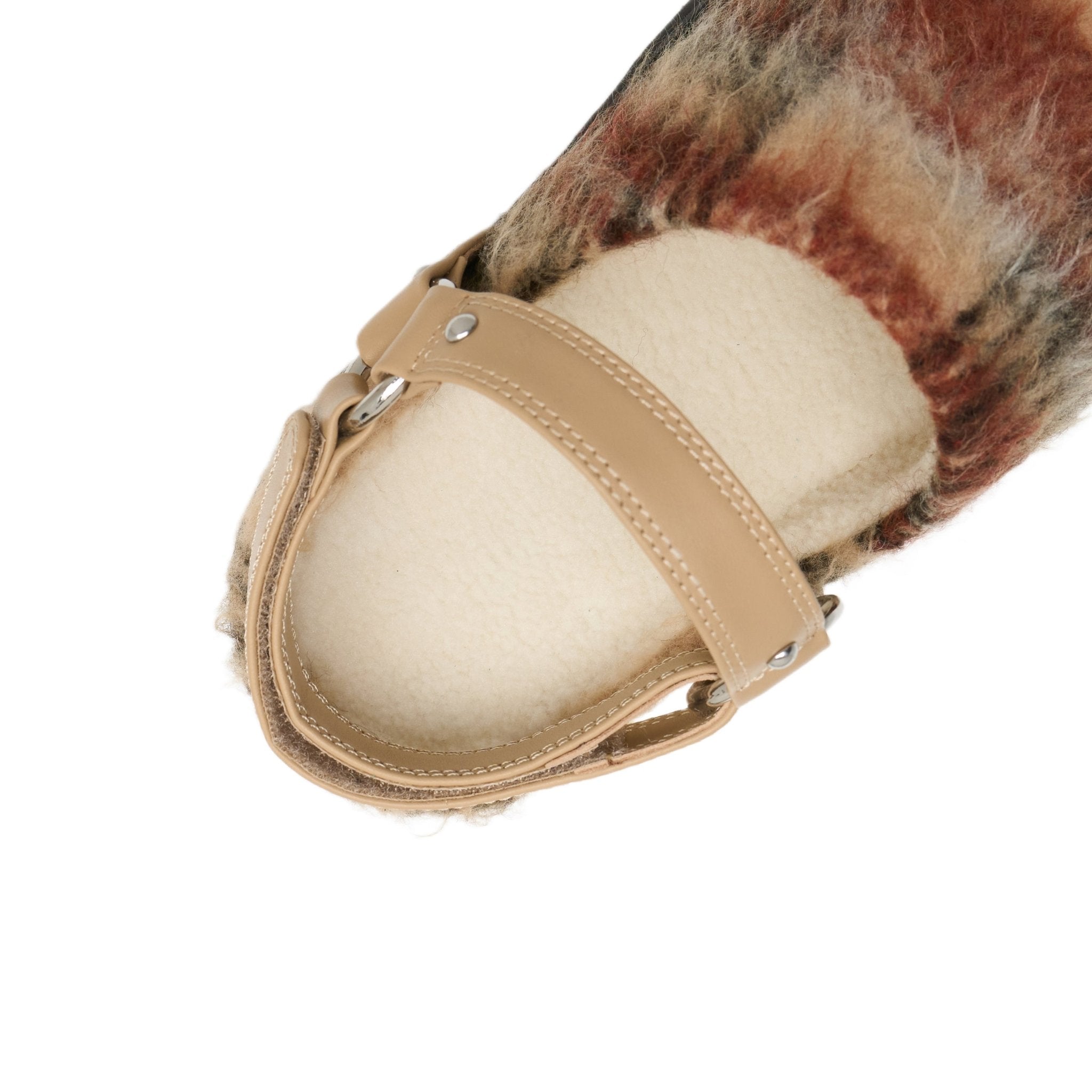 LOST IN ECHO Double Velcro Birkenstock Slippers In Coffee Brown | MADAX