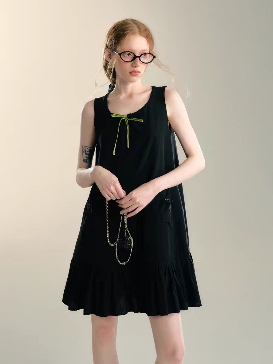 SOMESOWE Drawstring Cargo Tank Dress | MADA IN CHINA