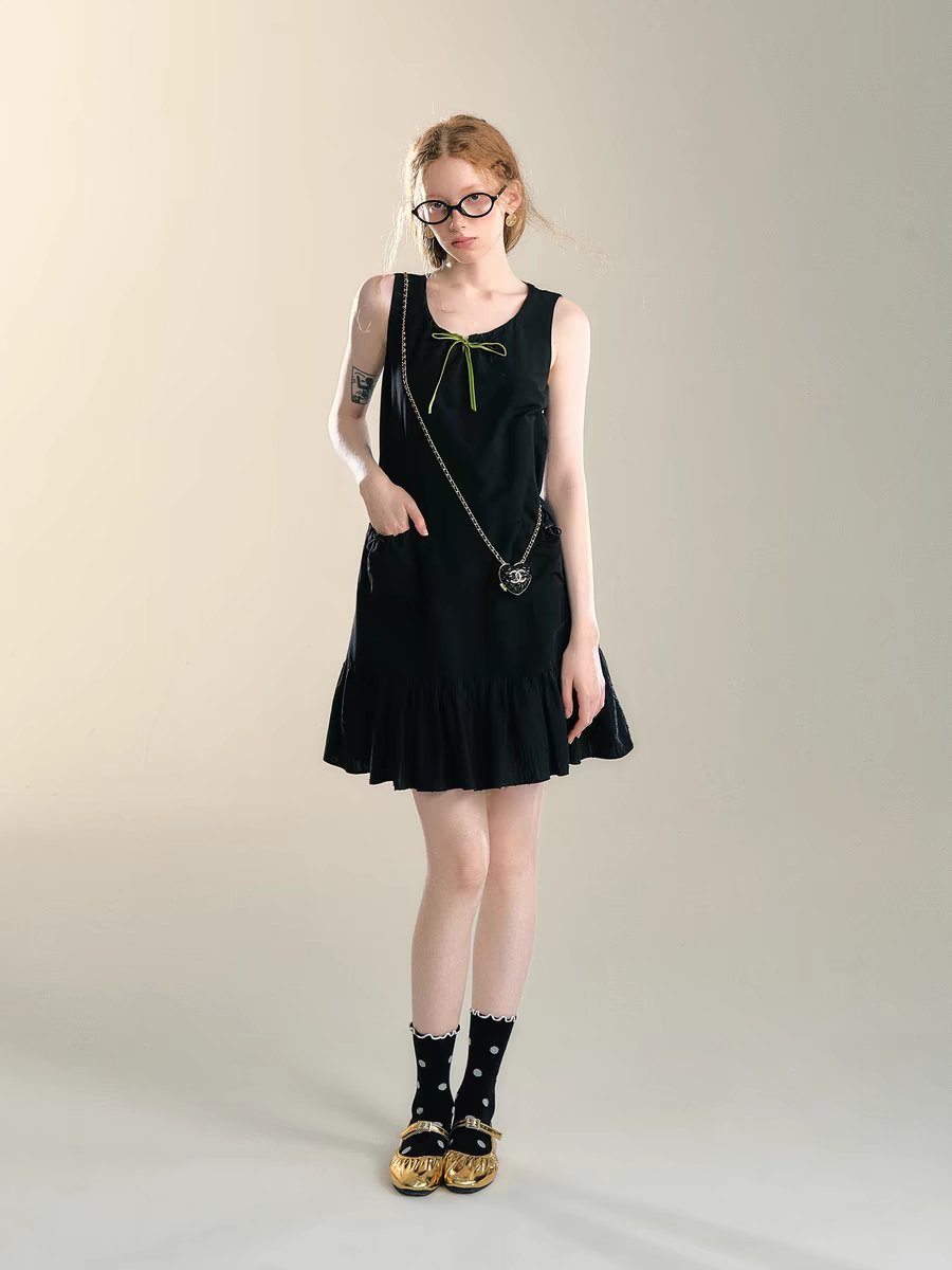 SOMESOWE Drawstring Cargo Tank Dress | MADA IN CHINA