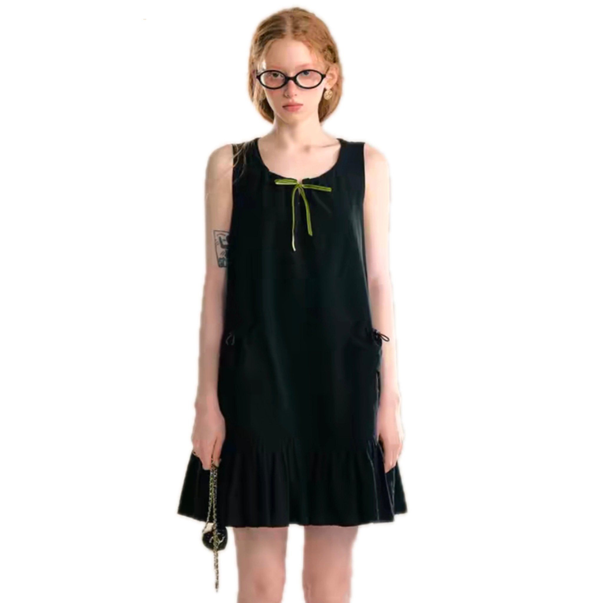 SOMESOWE Drawstring Cargo Tank Dress | MADA IN CHINA