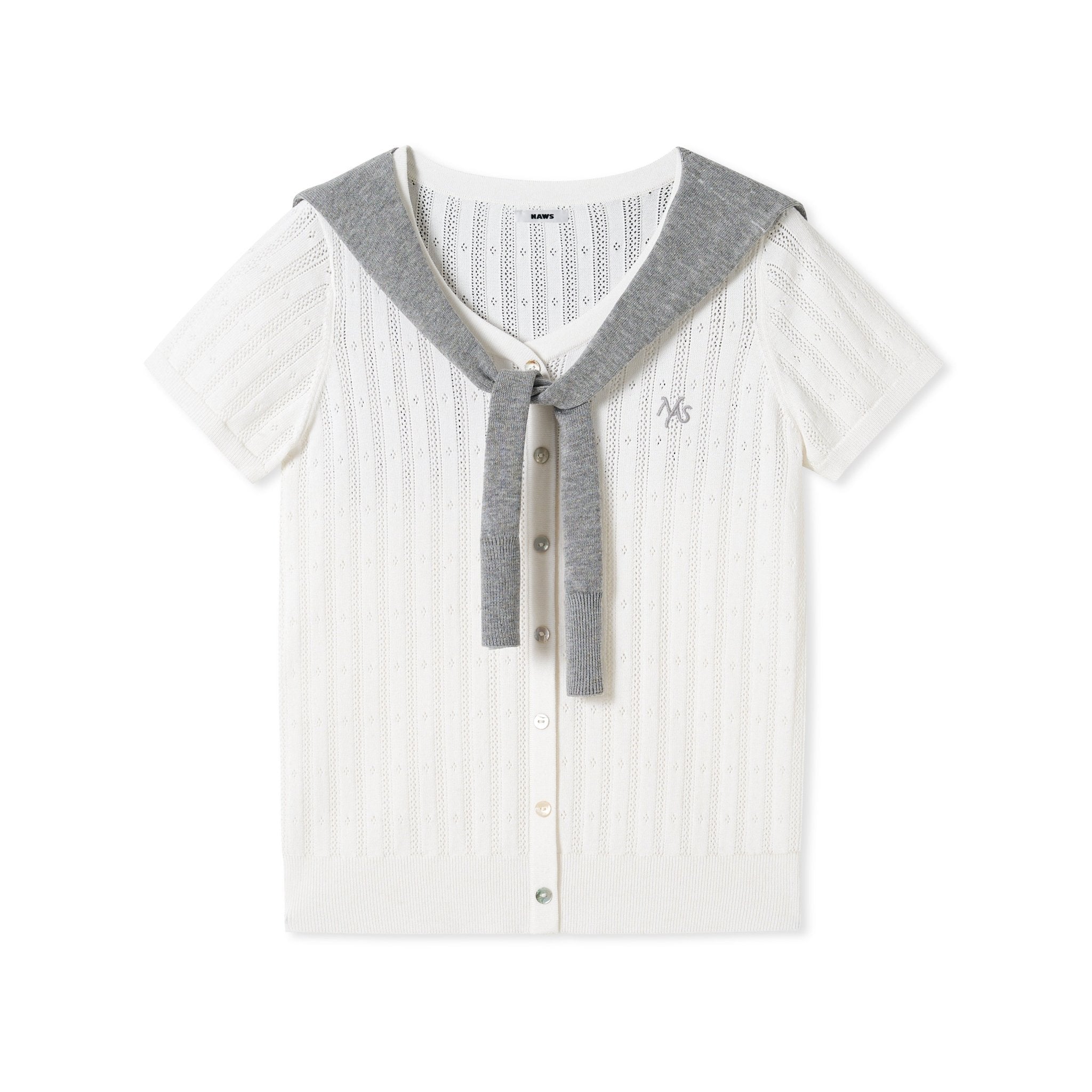 NAWS Duro Wrap Tee in White | MADAX