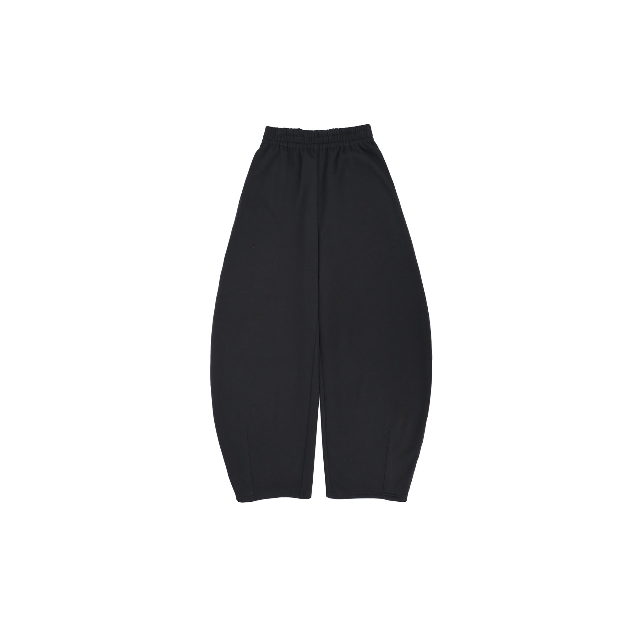 ilEWUOY Egg-shaped Cuffed Fleece Sweatpants in Dark Grey | MADA IN CHINA