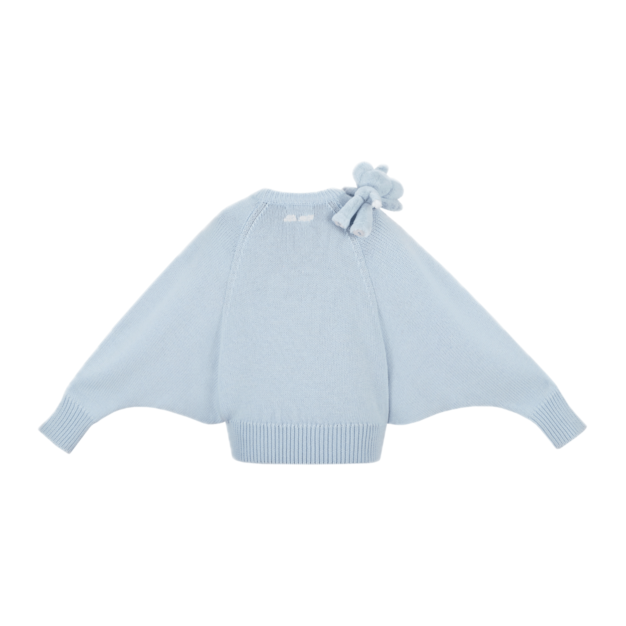 13DE MARZO Elephant Bear Bat Sleeve Sweater in Blue | MADAX