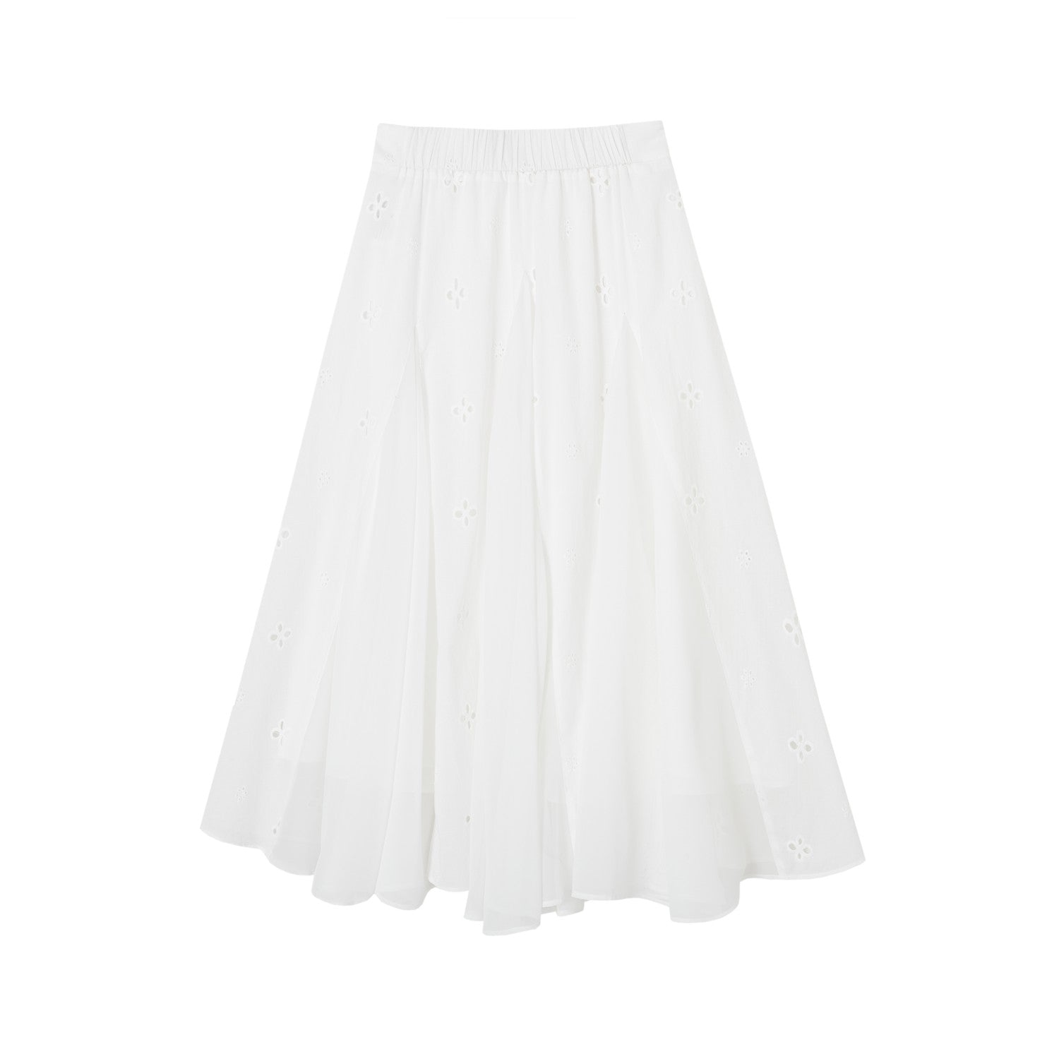 SOMESOWE Embroidered Flower Holiday Style Fairy Dress In White | MADAX