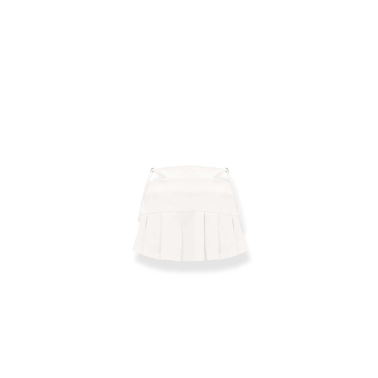 NAWS False Two Pieces Patchwork Pleated Skirt | MADA IN CHINA