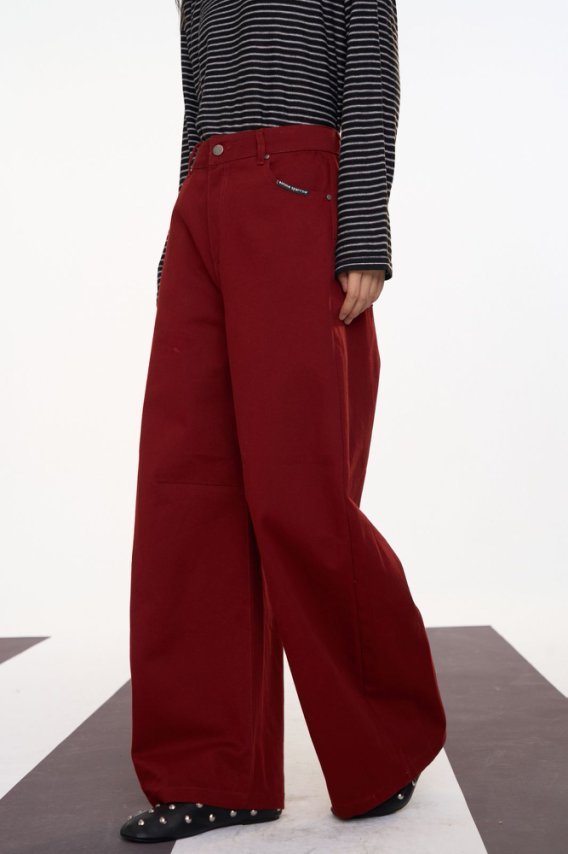 AIMME SPARROW Fashion Jeans In Red | MADAX