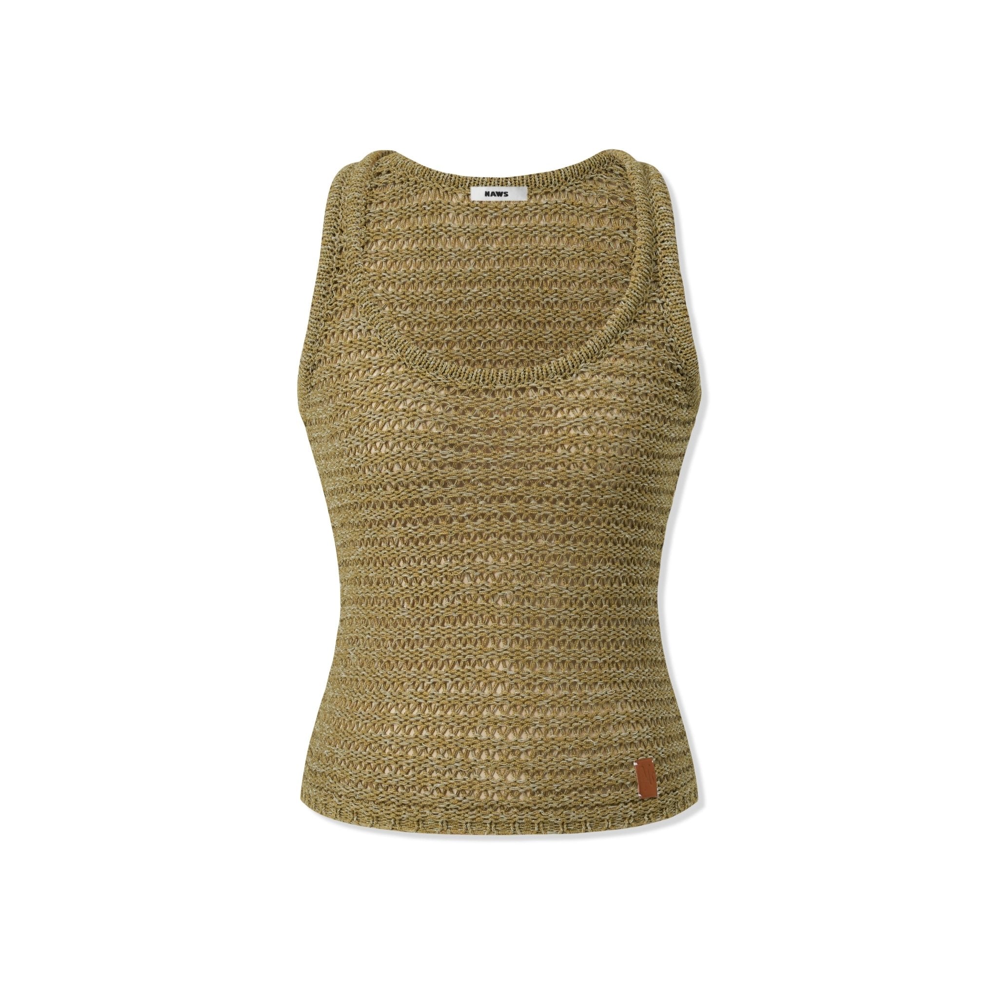 NAWS Fishnet Vest in Green | MADAX