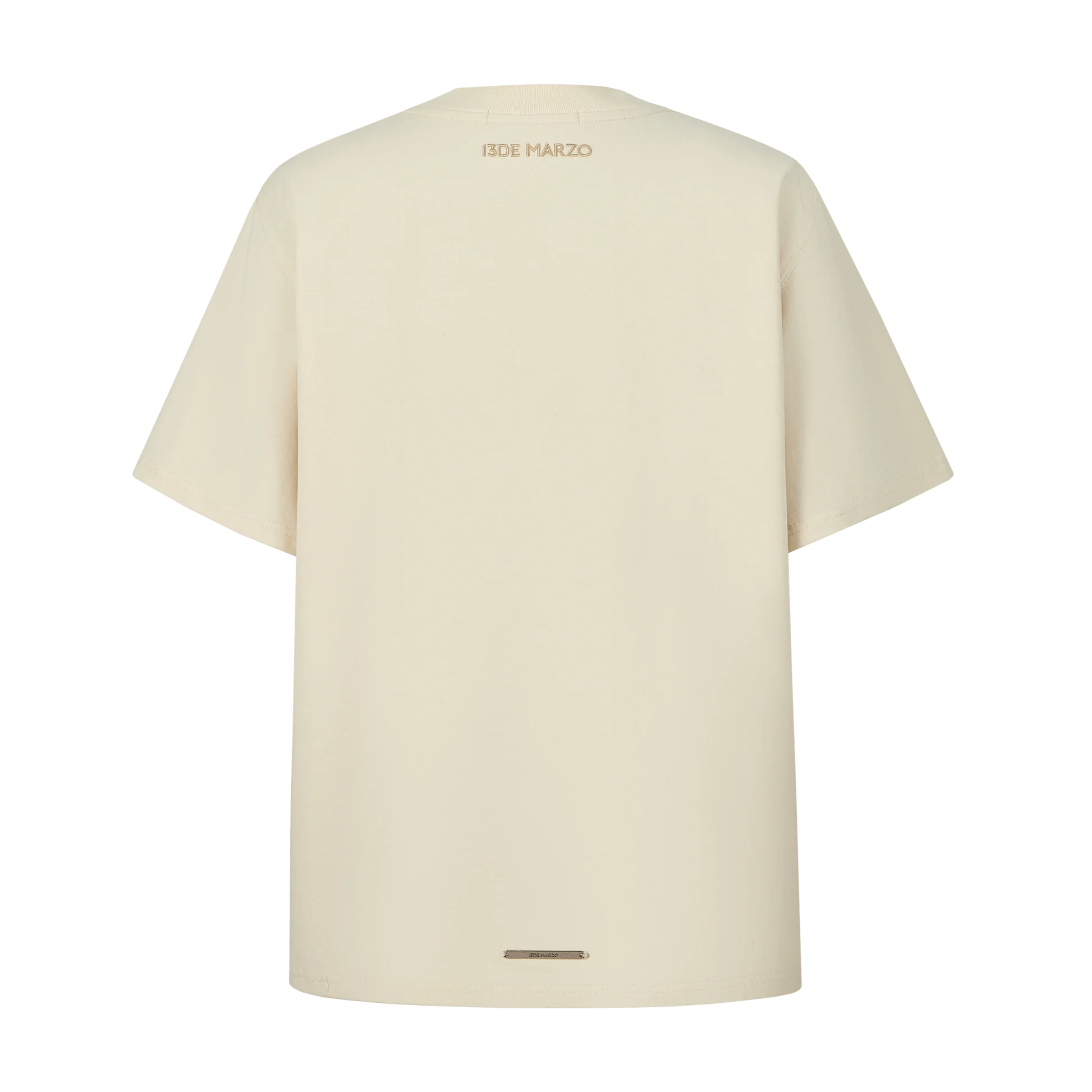 13DE MARZO Flavor Cake T - shirt Beige | MADA IN CHINA