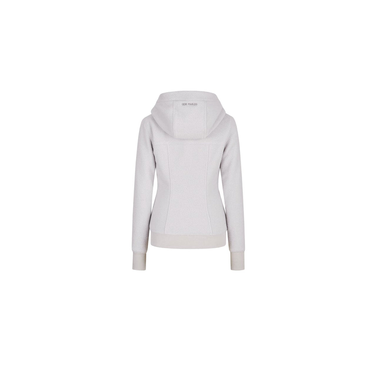 13DE MARZO Fleece Hoodie in Light Gray | MADAX