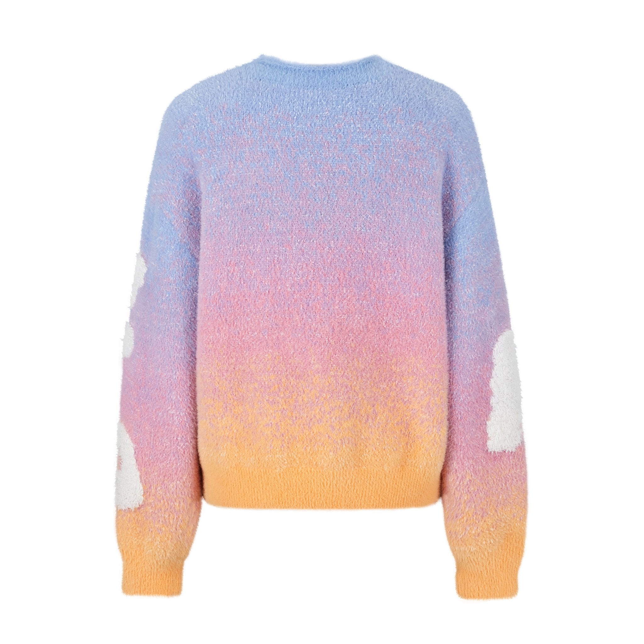 13DE MARZO Float Cloud Ballon Sweater In Coral Pink | MADAX