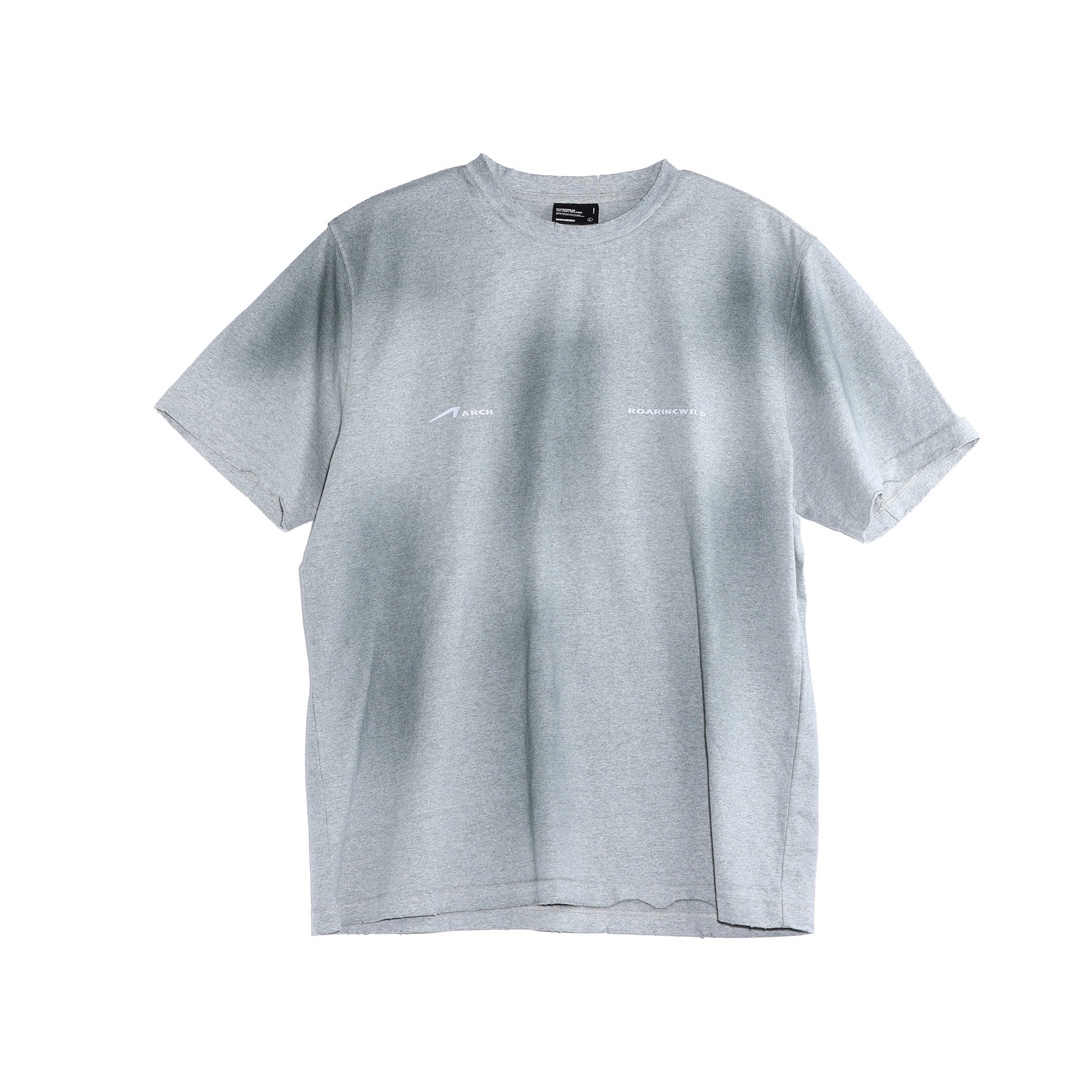 ARCH Floral Gray Aged Logo Short Sleeve T - Shirt | MADA IN CHINA