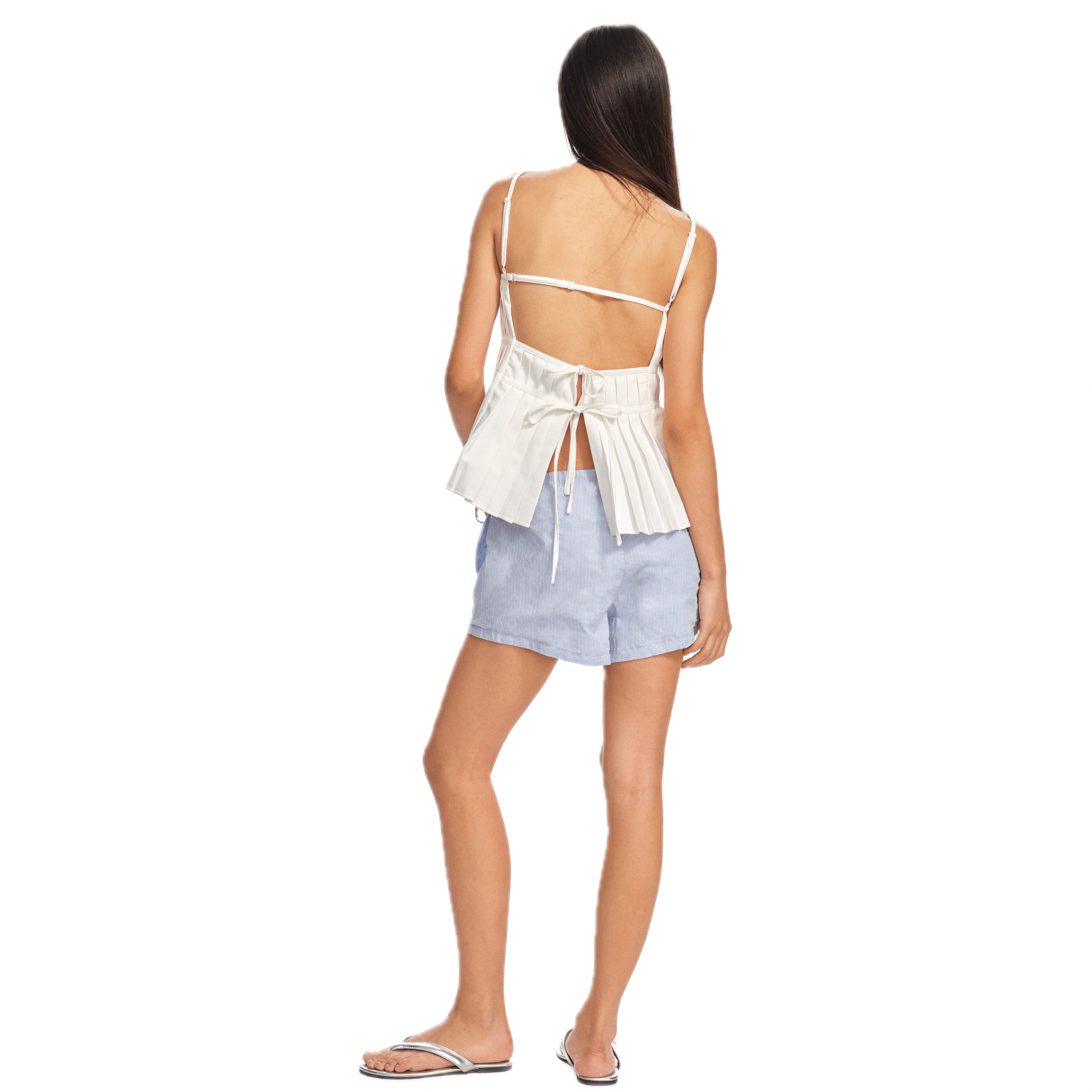 NAWS Floral Vest in White | MADAX