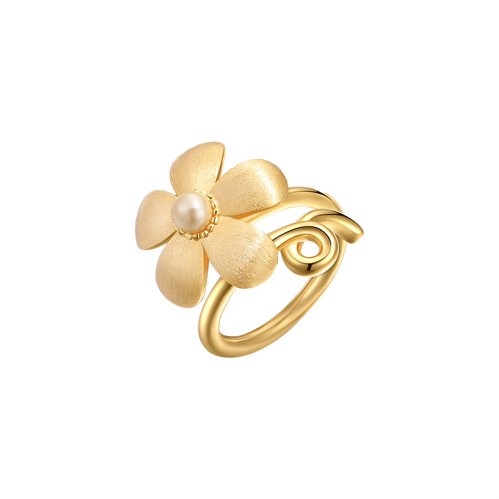 ToneTale Flower Rain Star Flower Ring 18K Gold | MADAX