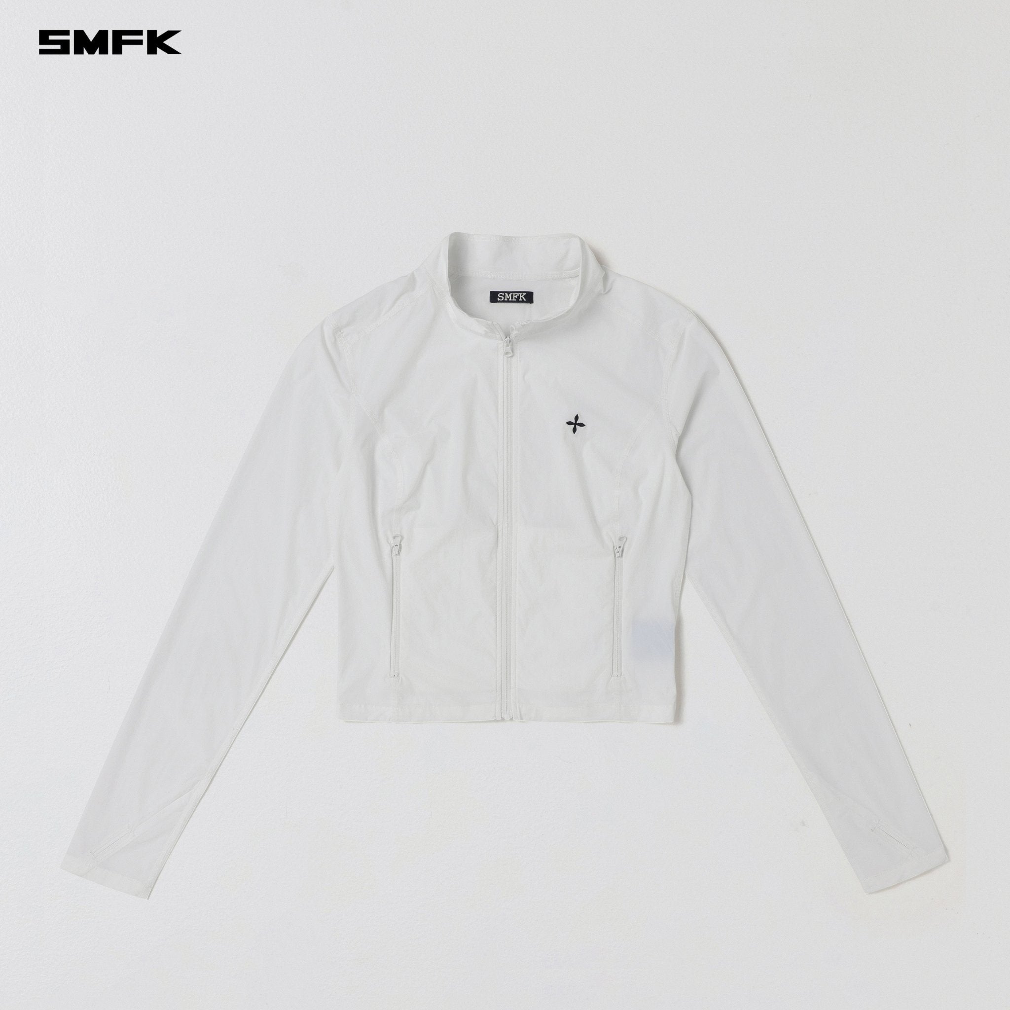 SMFK Focus Od Slim Jacket In Cloud White | MADAX