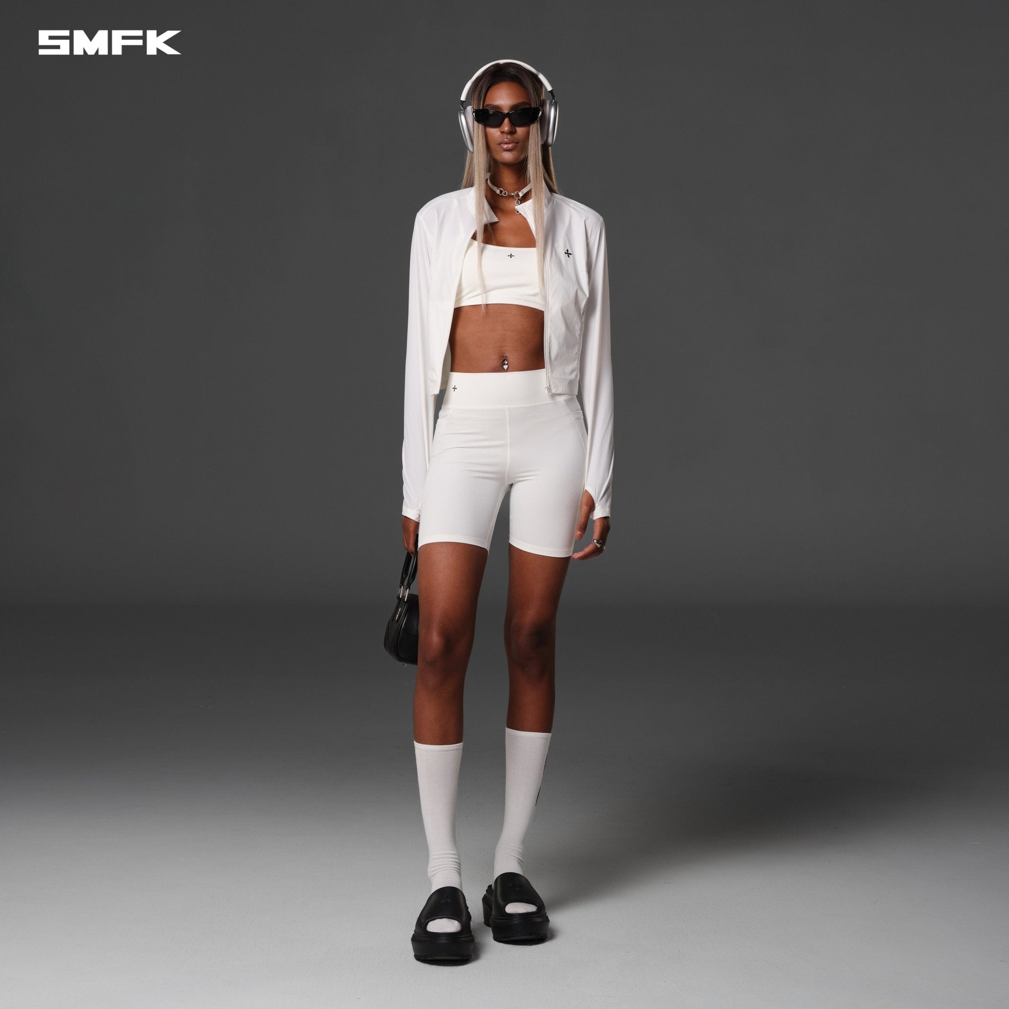 SMFK Focus Od Slim Jacket In Cloud White | MADAX
