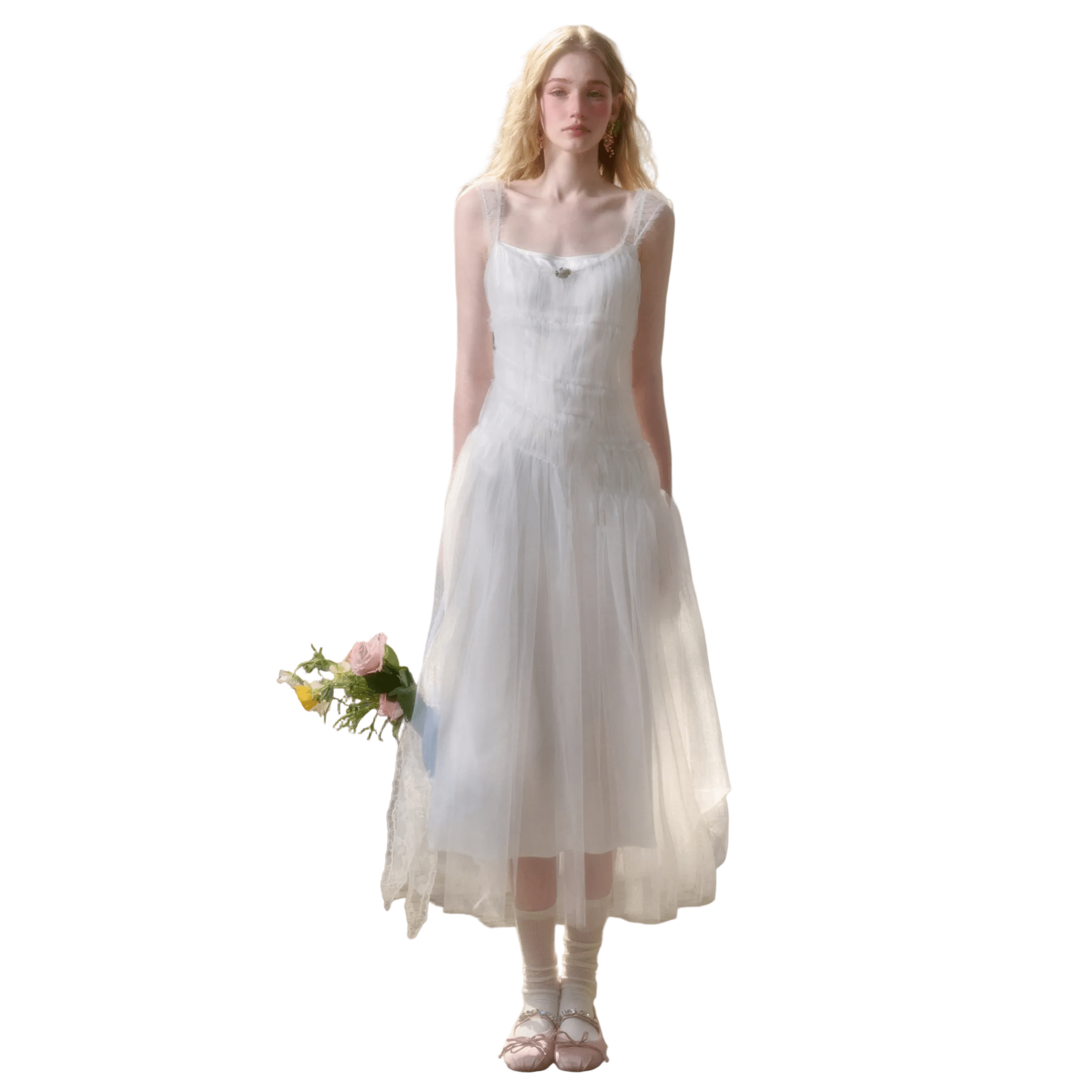 Group of Universe Fountain - White Dress | MADAX