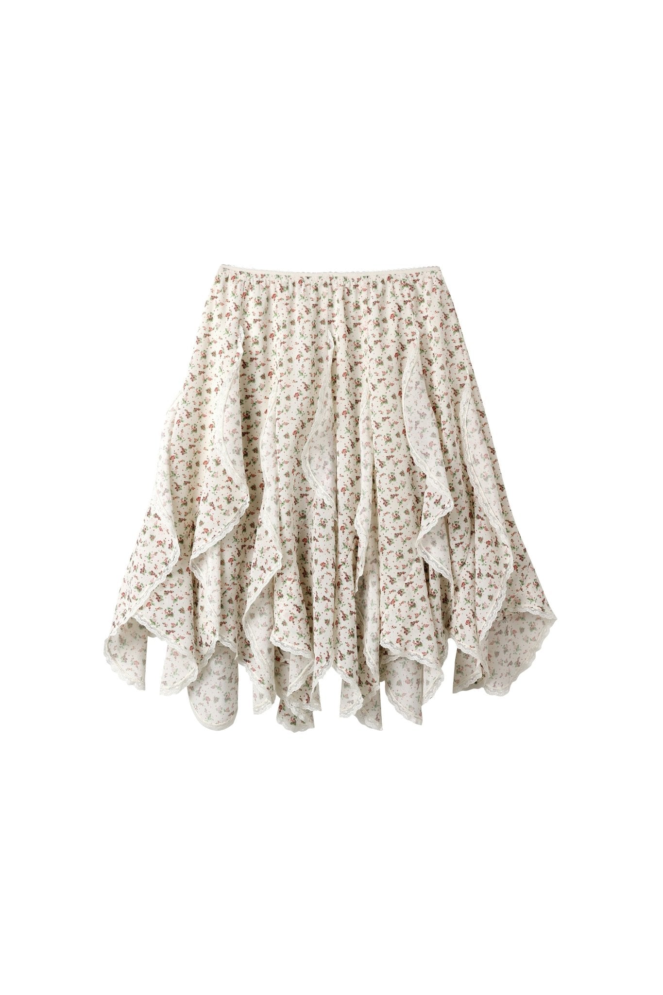Alexia Sandra French Floral Lace Midi Skirt In Multicolor | MADAX