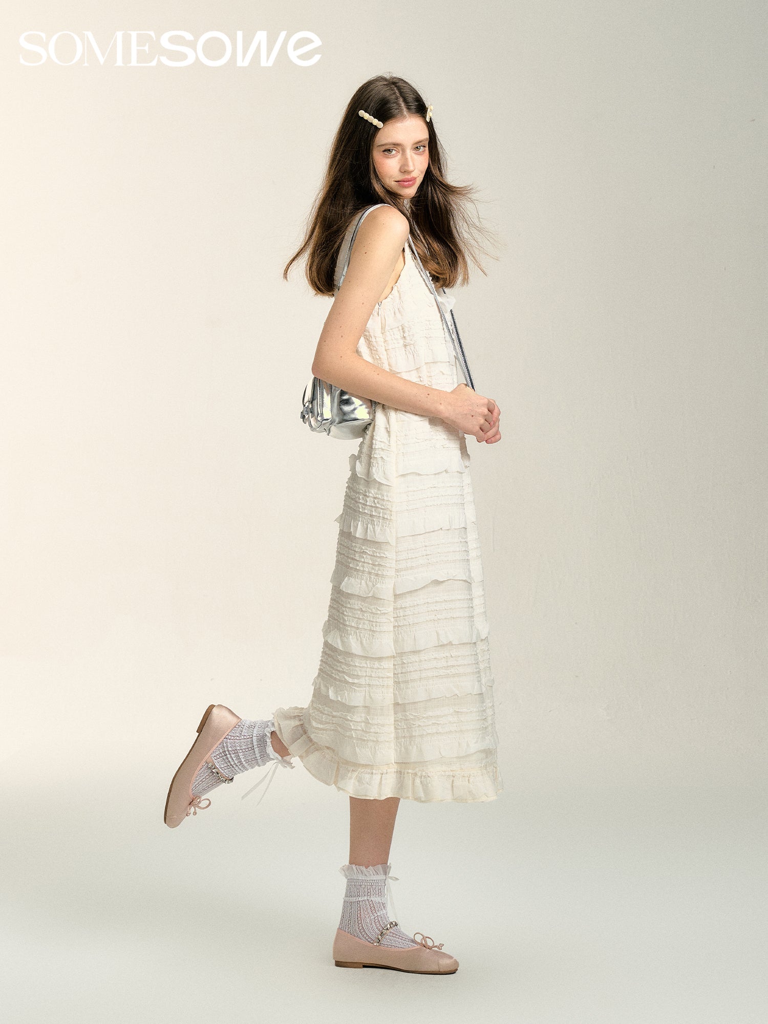 SOMESOWE Fungus - trimmed Tank Top Dress | MADA IN CHINA