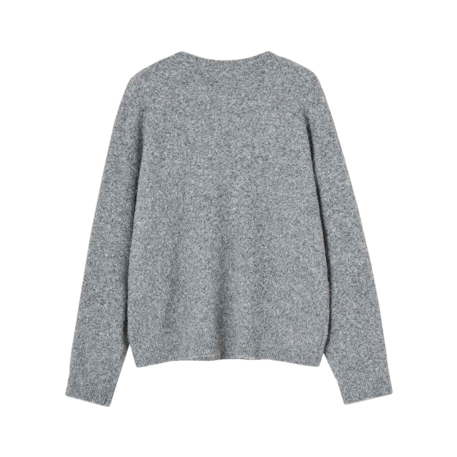 SOMESOWE Funny Apple Cloud Sweater In Gray | MADAX