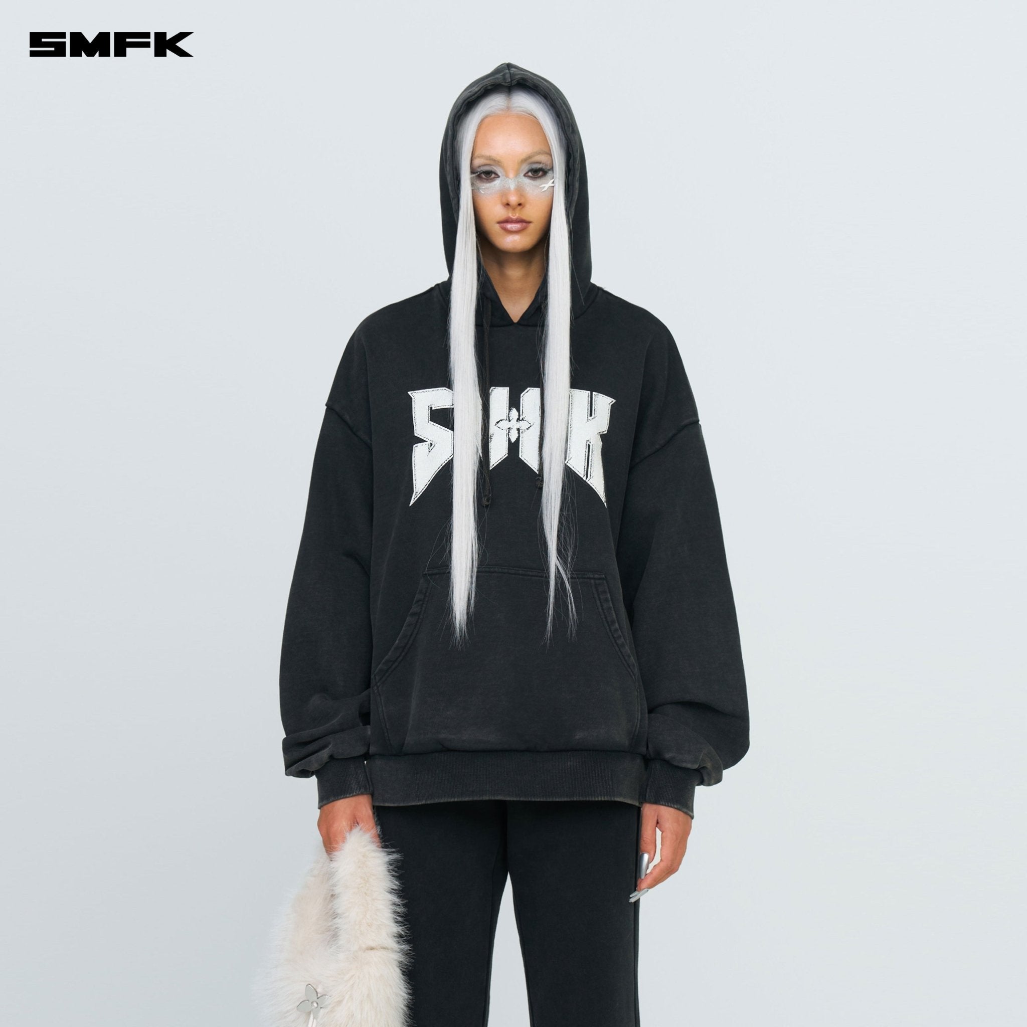 SMFK FUTURE Classic Flared Sweatpants In Black | MADAX