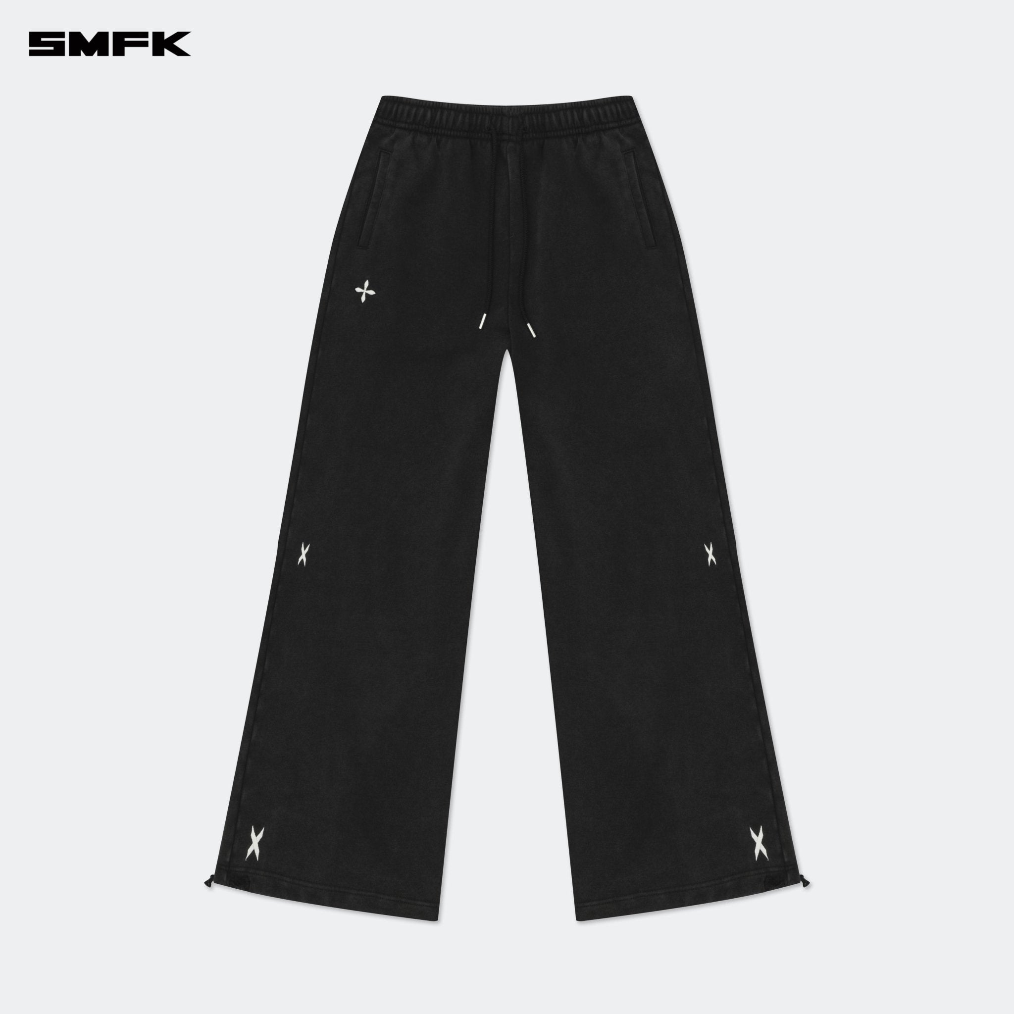 SMFK FUTURE Classic Wide - leg Sweatpants In Black | MADAX