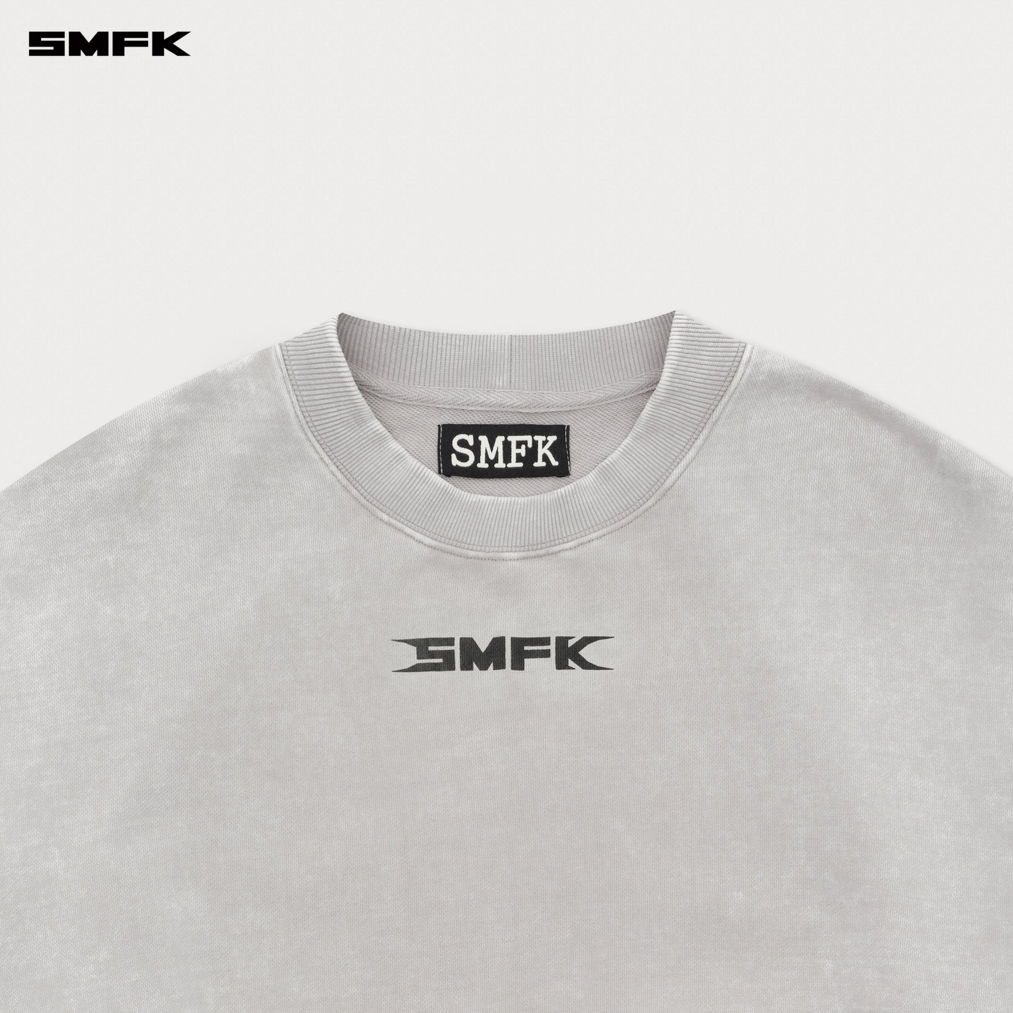 SMFK Future Dna Chain Racing Oversize Hoodie In Gray | MADAX