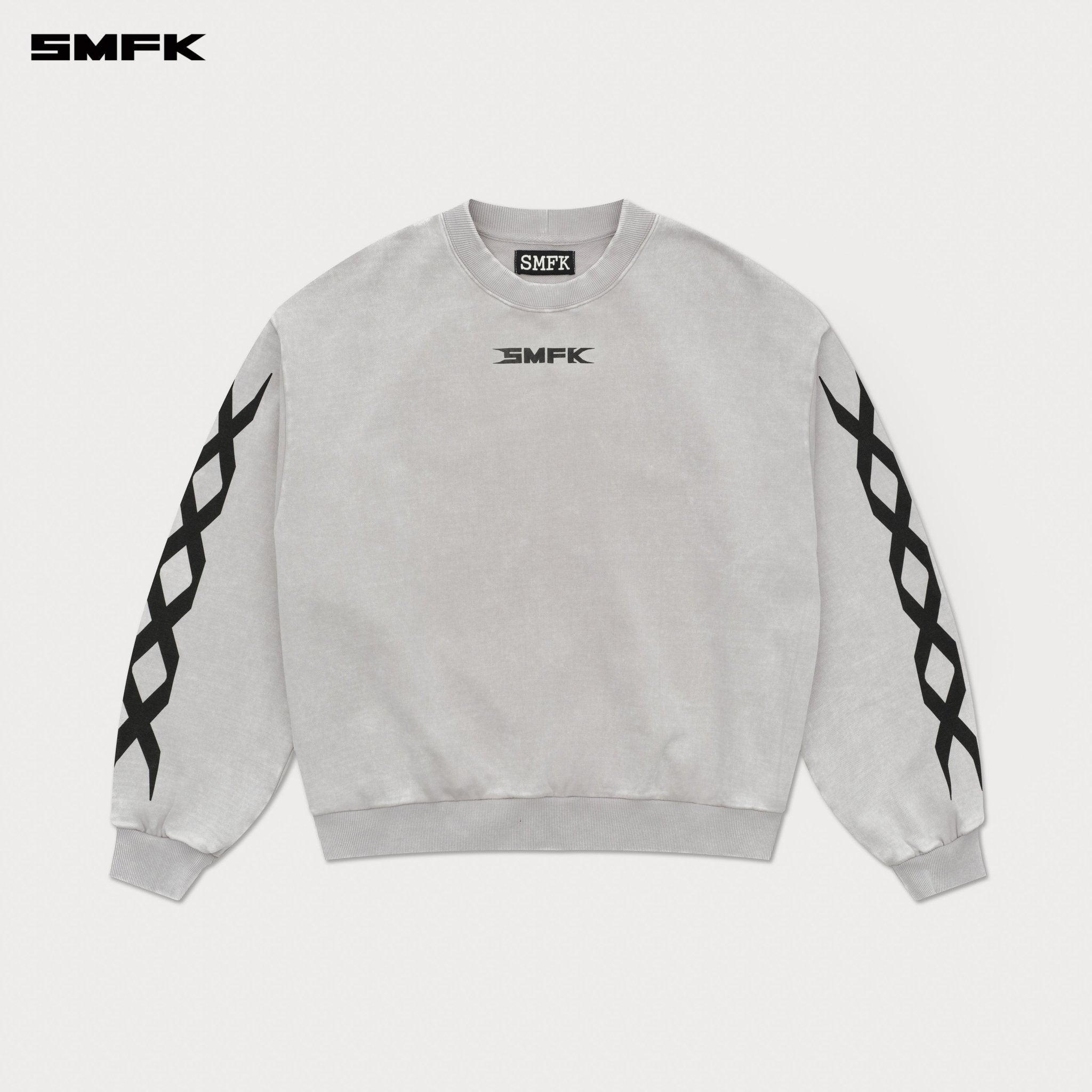 SMFK Future Dna Chain Racing Oversize Hoodie In Gray | MADAX