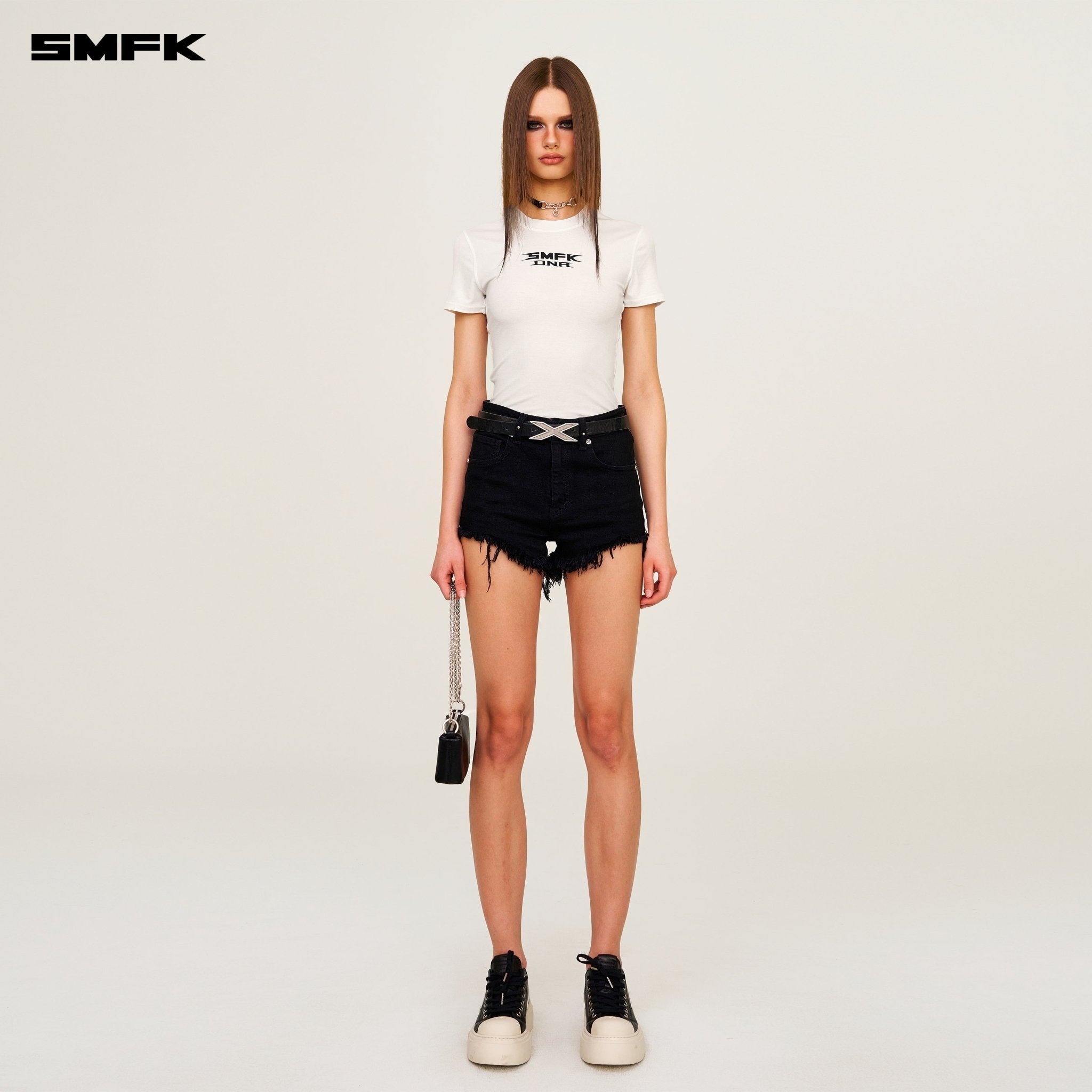 SMFK Future DNA Racing Tee In White | MADAX